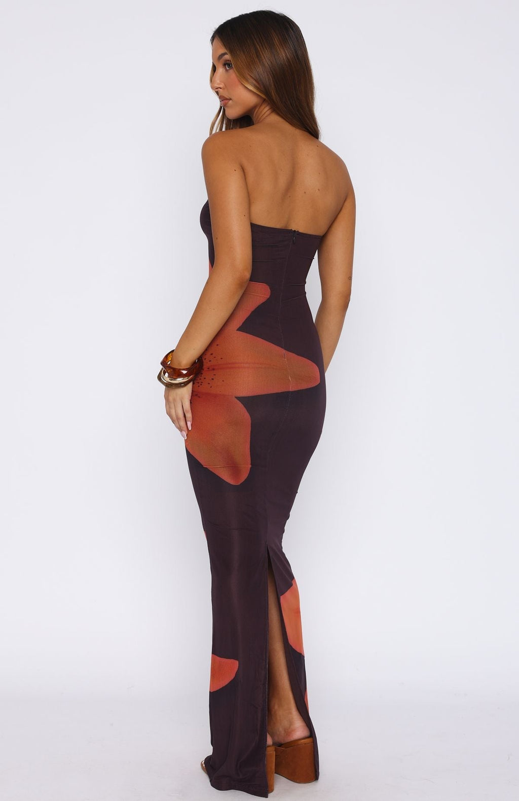 Tangerine Twist Travel Maxi Dress
