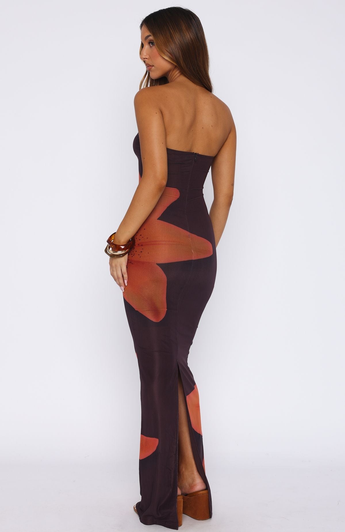 Tangerine Twist Travel Maxi Dress