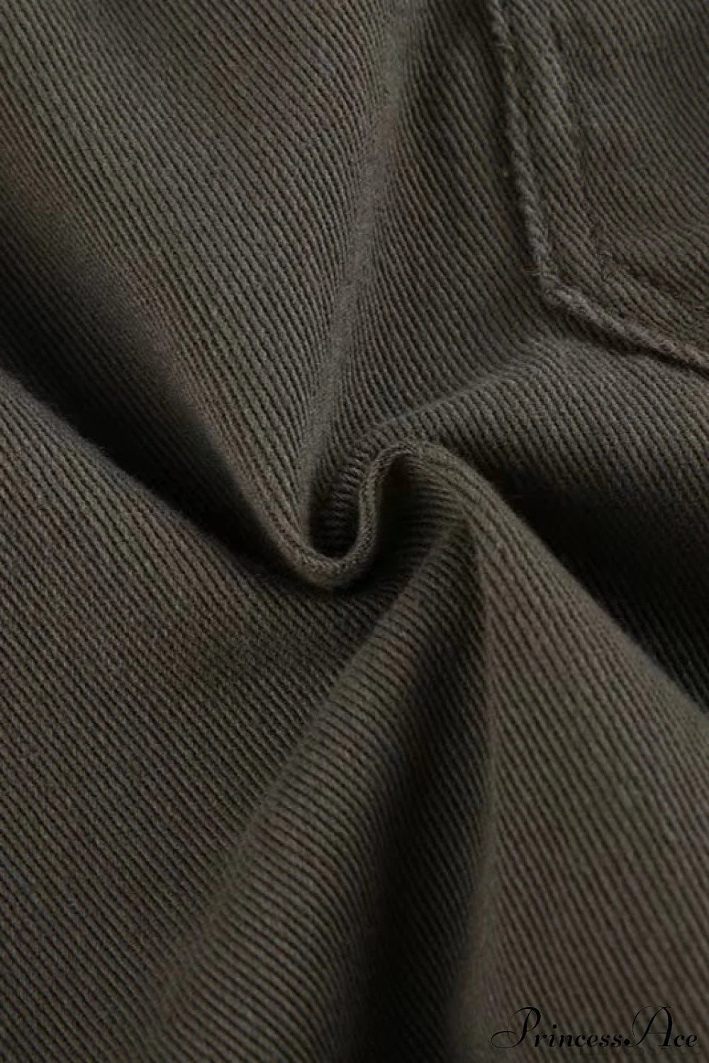 Washed Multi-Pocket Denim Pant