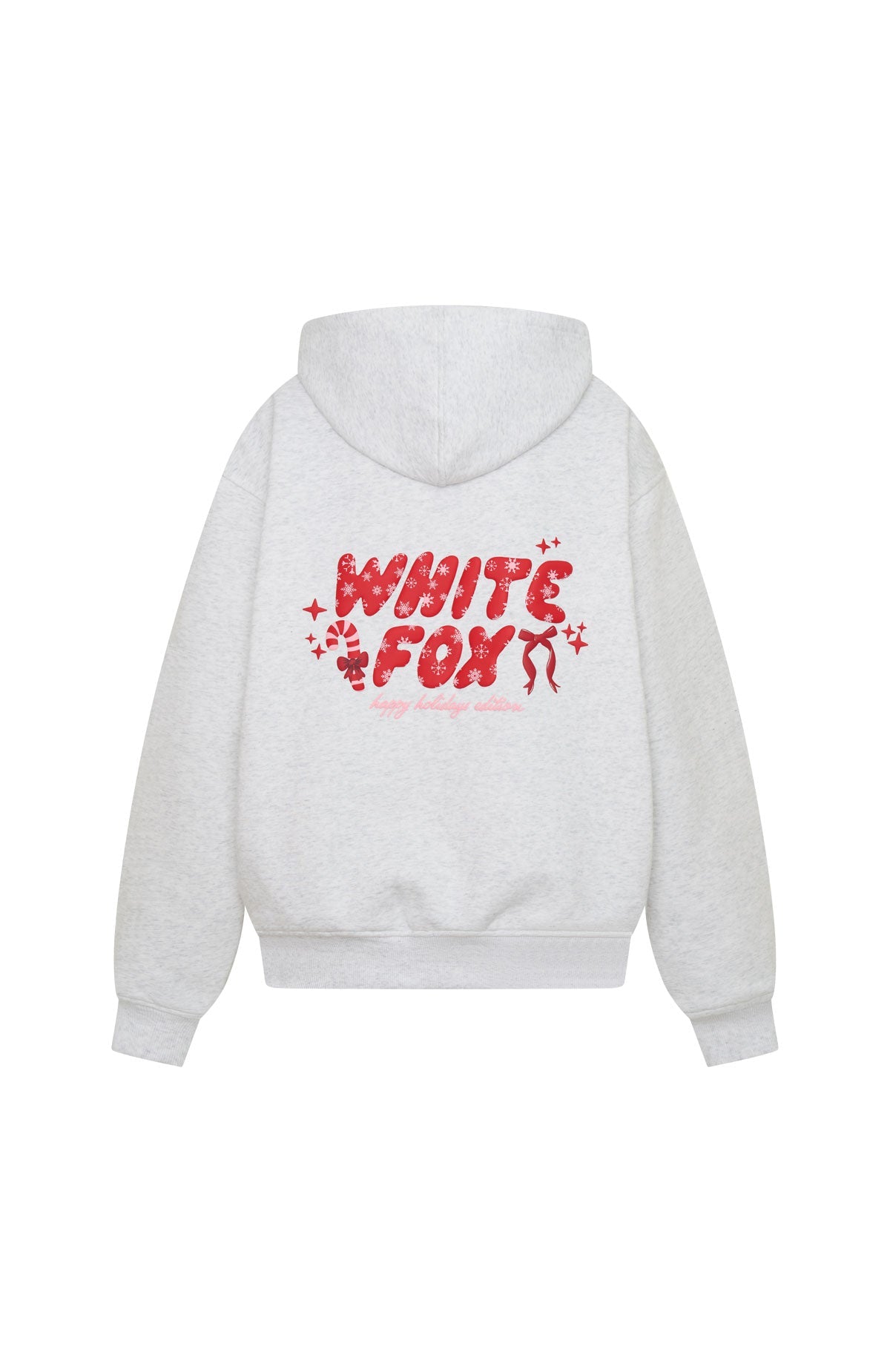 Christmas Feeling Oversized Grey Marle Hoodie