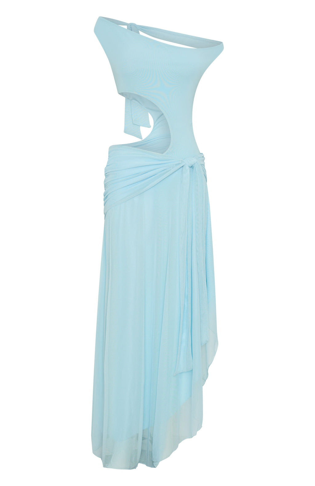 Baby Blue Florence Fling Chic Maxi Dress