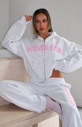 From Archives Kenzie Boxy Grey Marle Hoodie