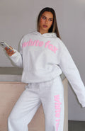 From Archives Kenzie Oversized Grey Marle Hoodie