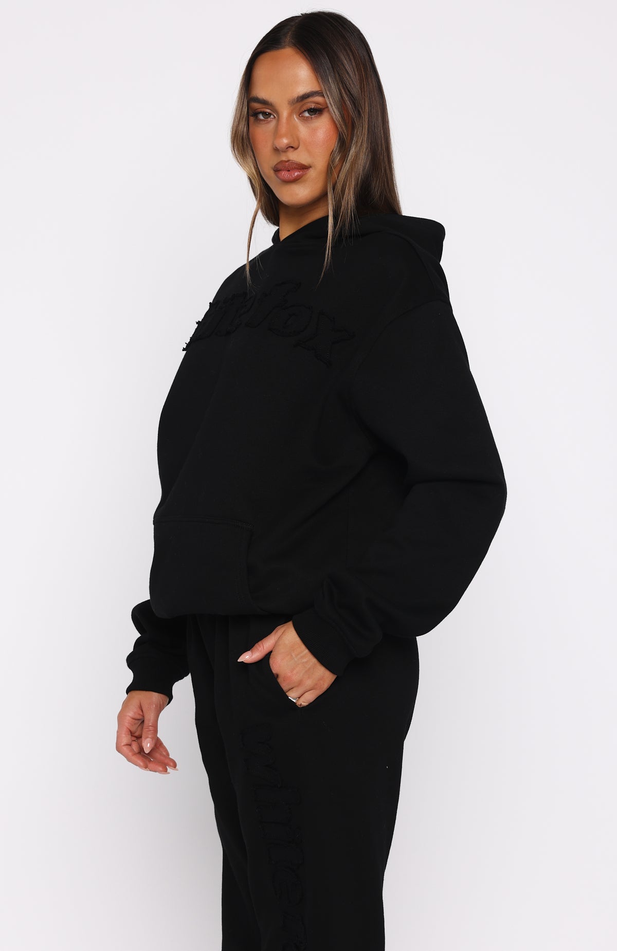 From Archives Lexi Oversized Black Hoodie