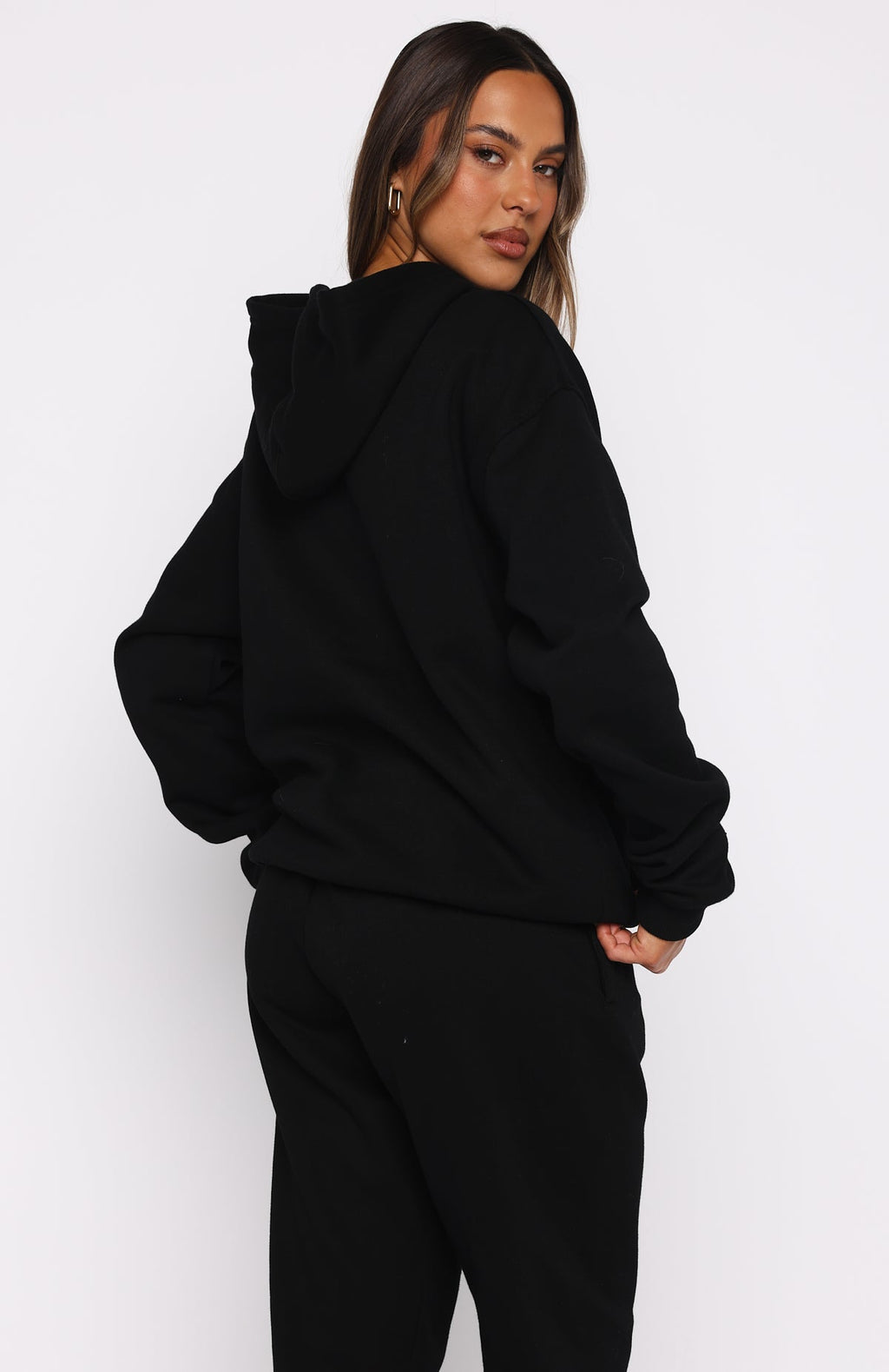From Archives Lexi Oversized Black Hoodie