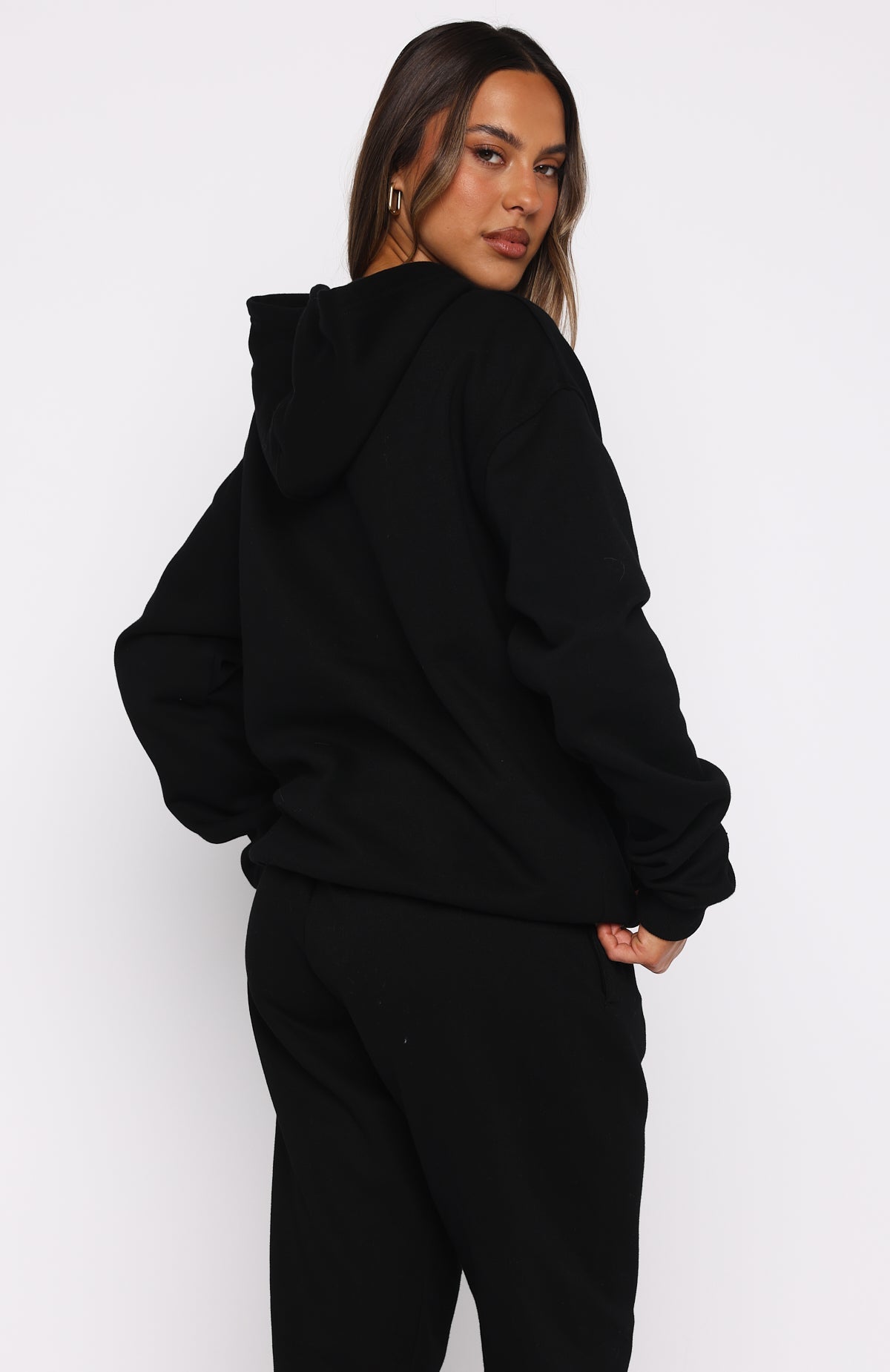 From Archives Lexi Oversized Black Hoodie