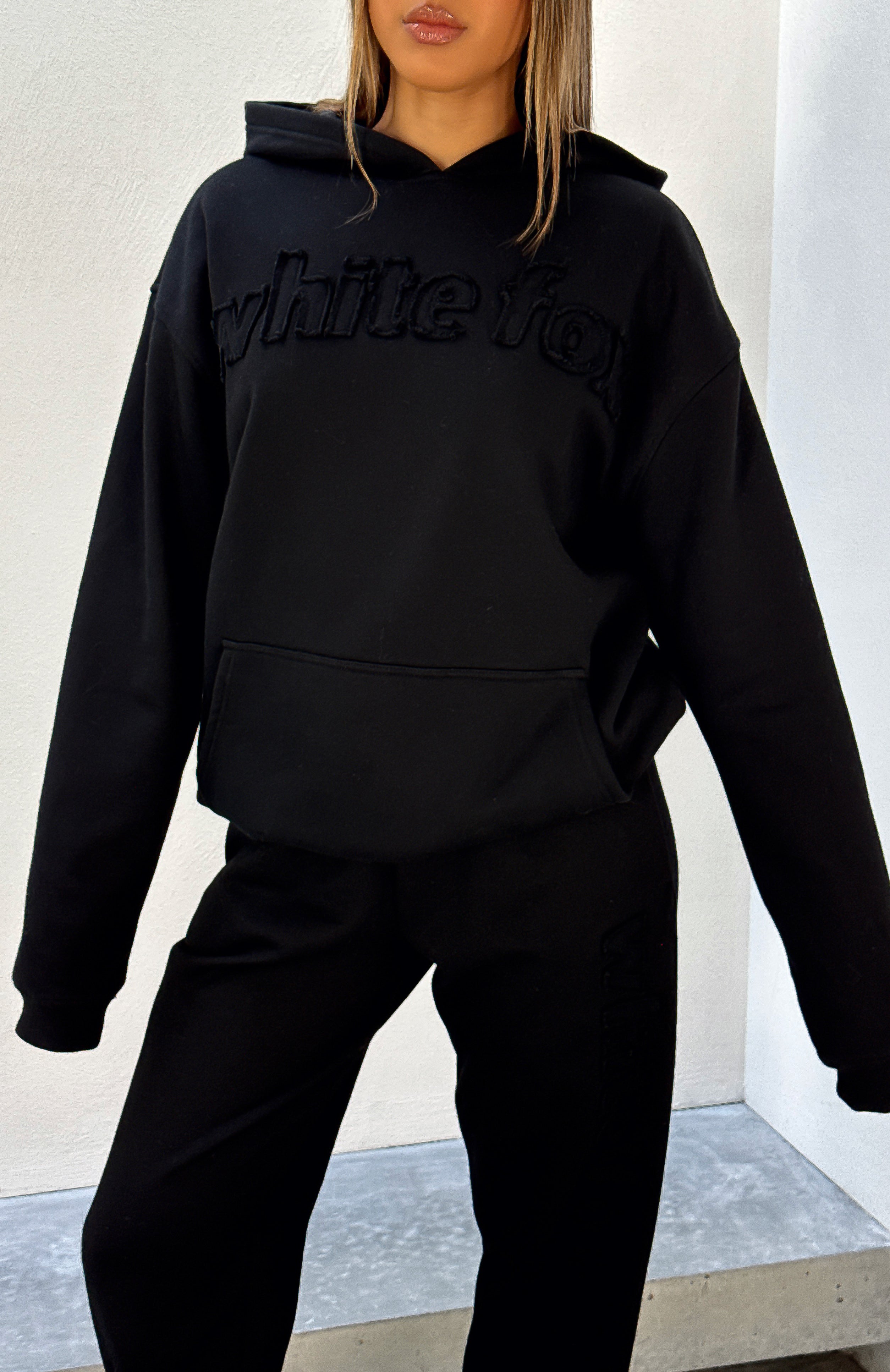 From Archives Lexi Oversized Black Hoodie