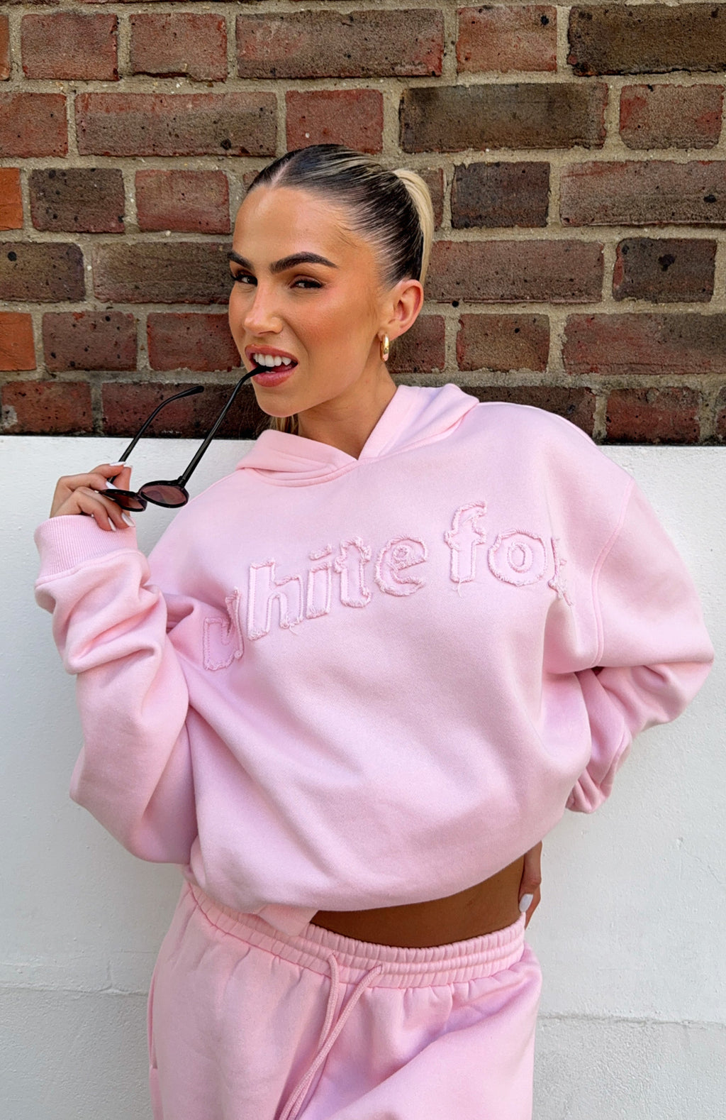 From Archives Lexi Oversized Pink Hoodie