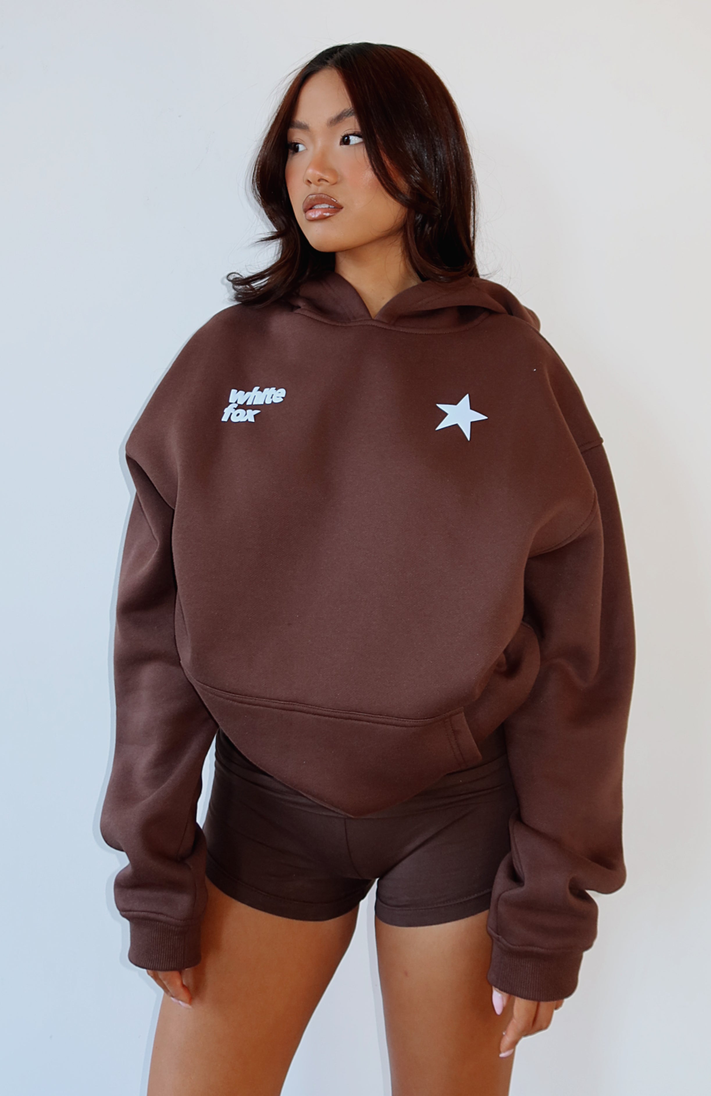 From Archives Charli Oversized Chocolate Hoodie