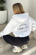 Just Try Again Boxy Grey Marle Hoodie