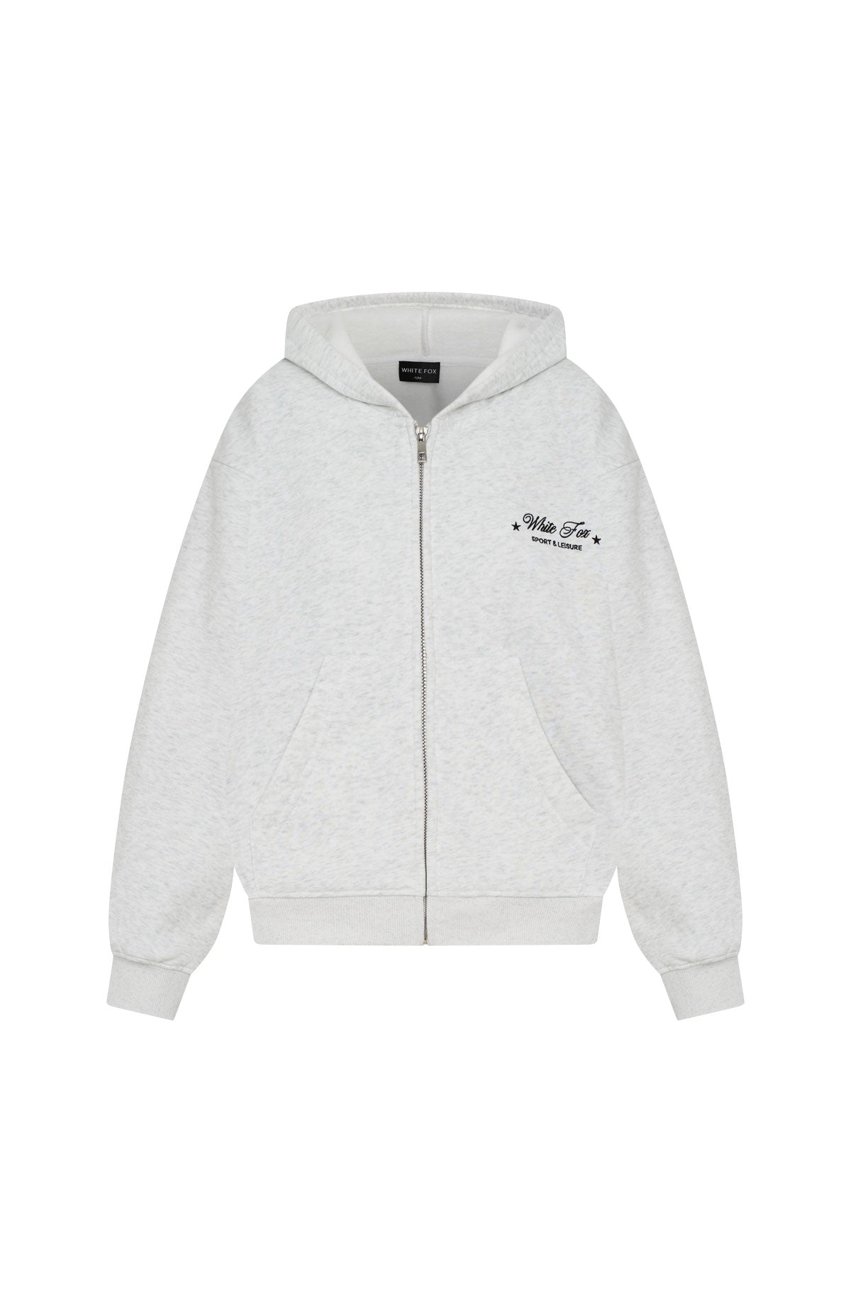 Just Try Again Boxy Grey Marle Hoodie