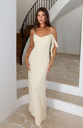 Lemon Blossom Romantic Maxi Dress