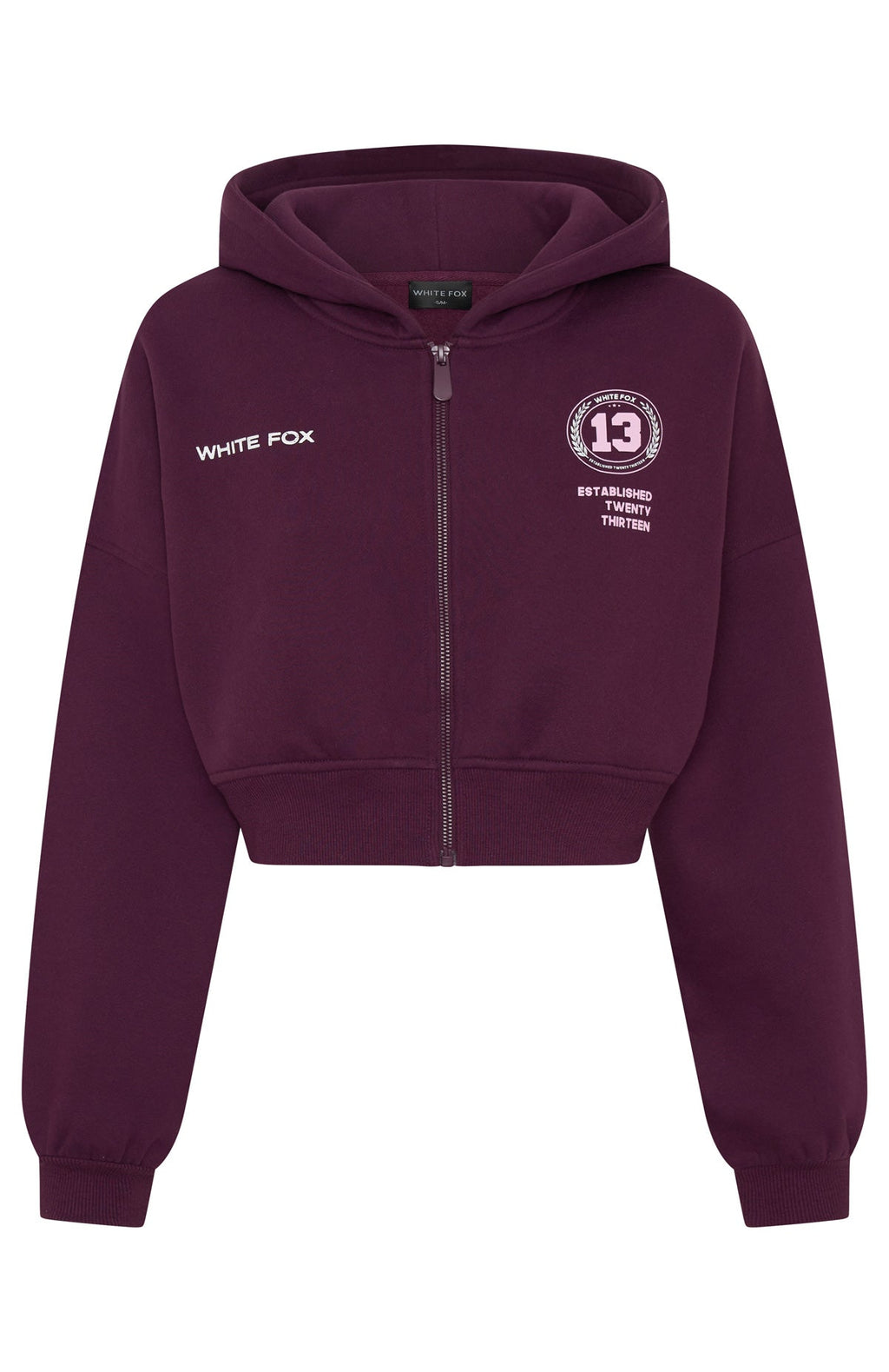 Love Game Cropped Plum Hoodie