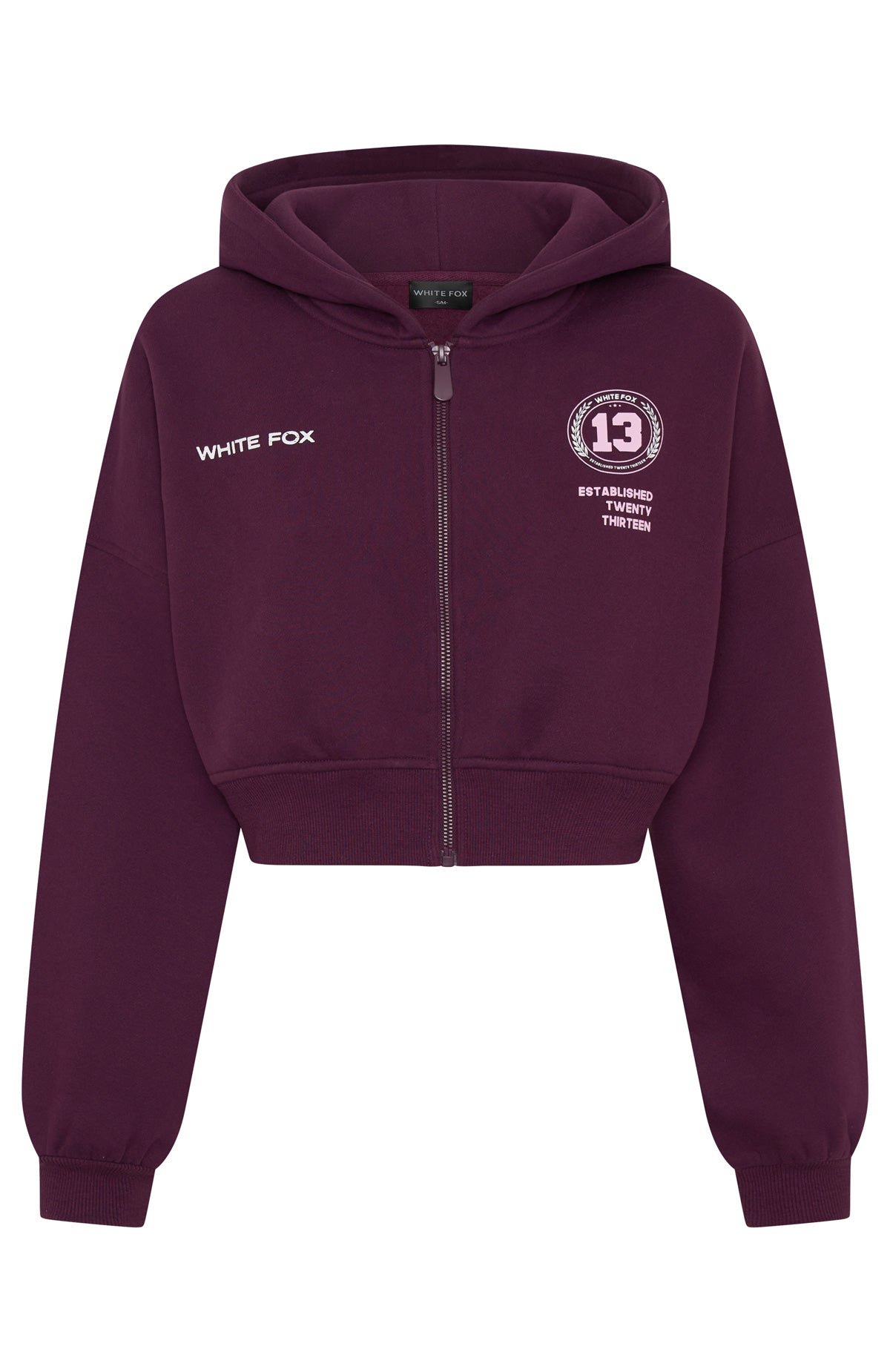 Love Game Cropped Plum Hoodie