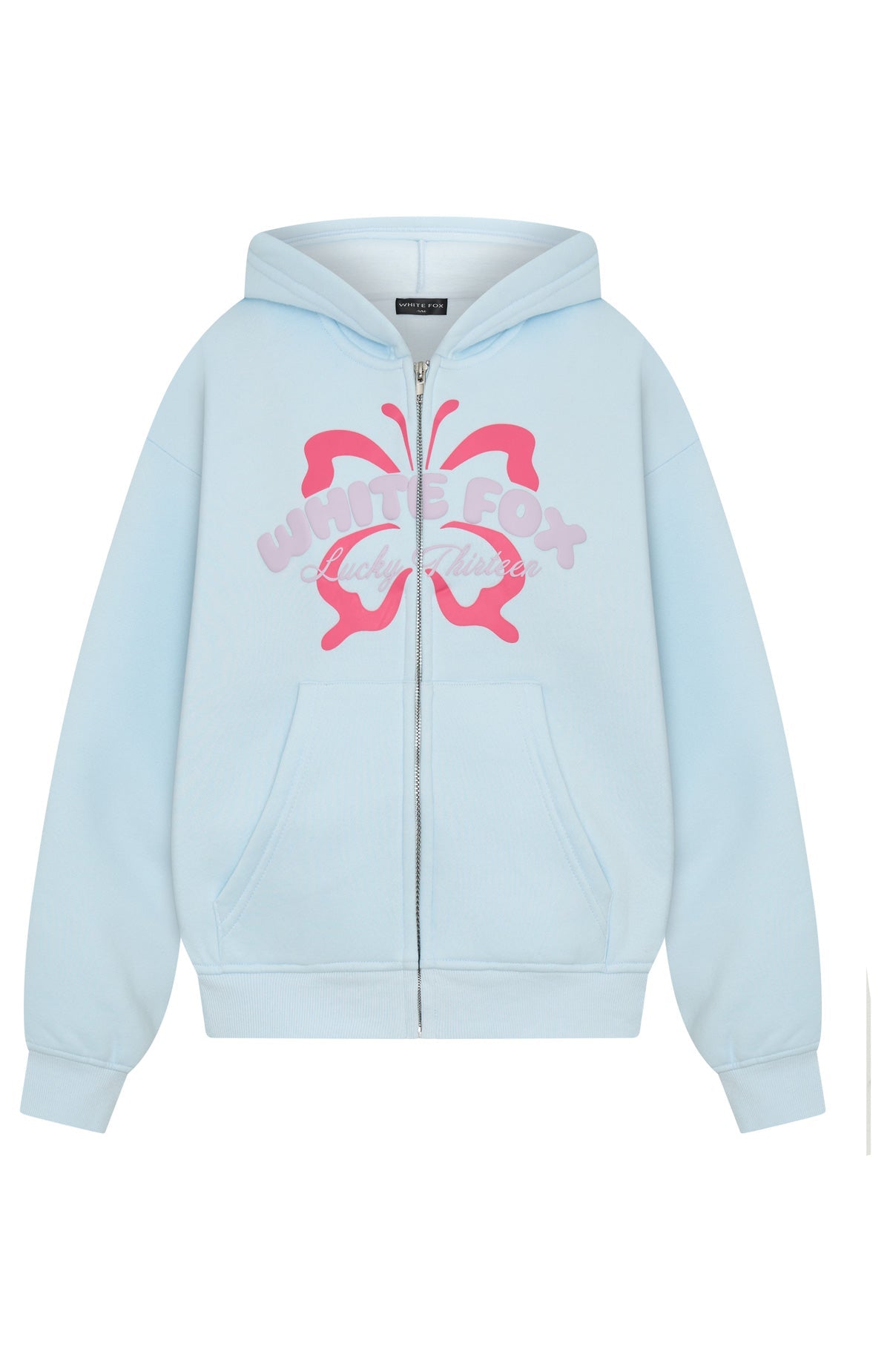 Lucky Thirteen Audrina Boxy Blue Hoodie