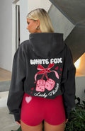 Lucky Thirteen Cheyenne Oversized Charcoal Hoodie