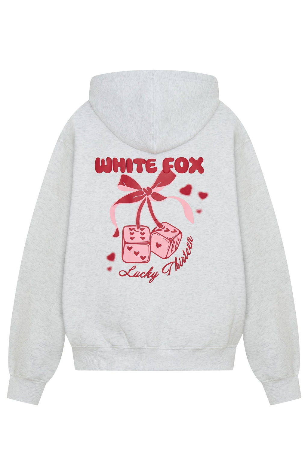 Lucky Thirteen Cheyenne Oversized Grey Marle Hoodie