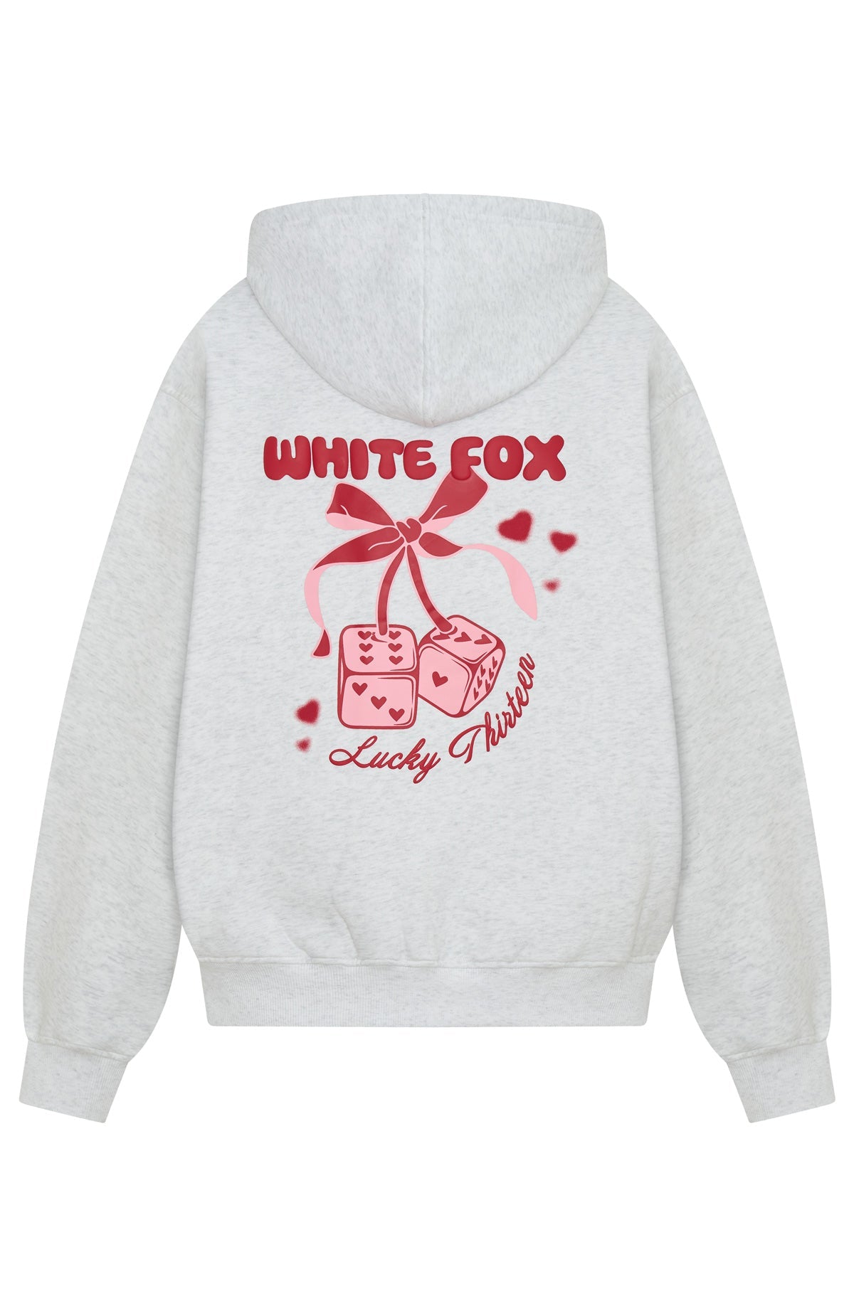 Lucky Thirteen Cheyenne Oversized Grey Marle Hoodie