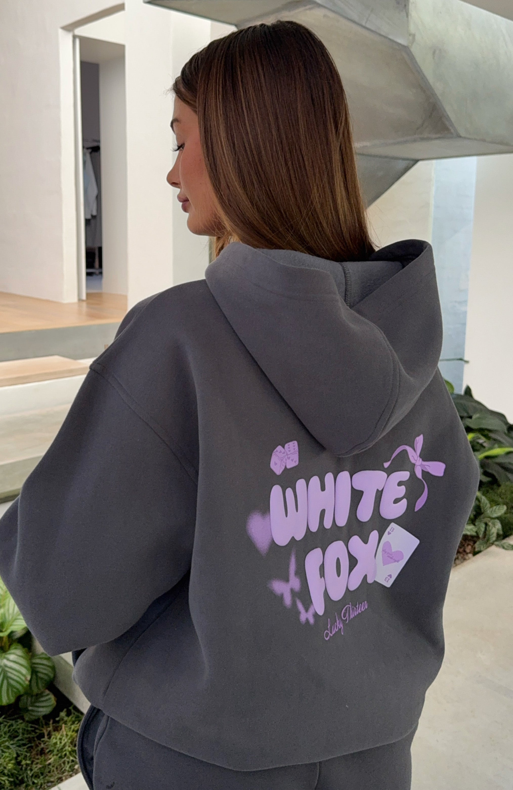 Lucky Thirteen Stephanie Oversized Volcanic Hoodie