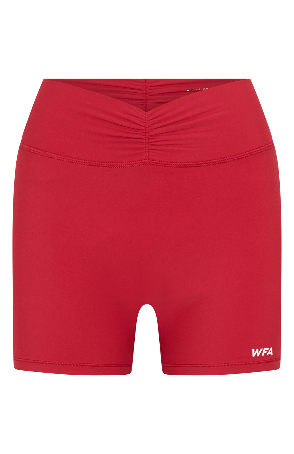 Cherry Red Radiate High Waist Sport Short