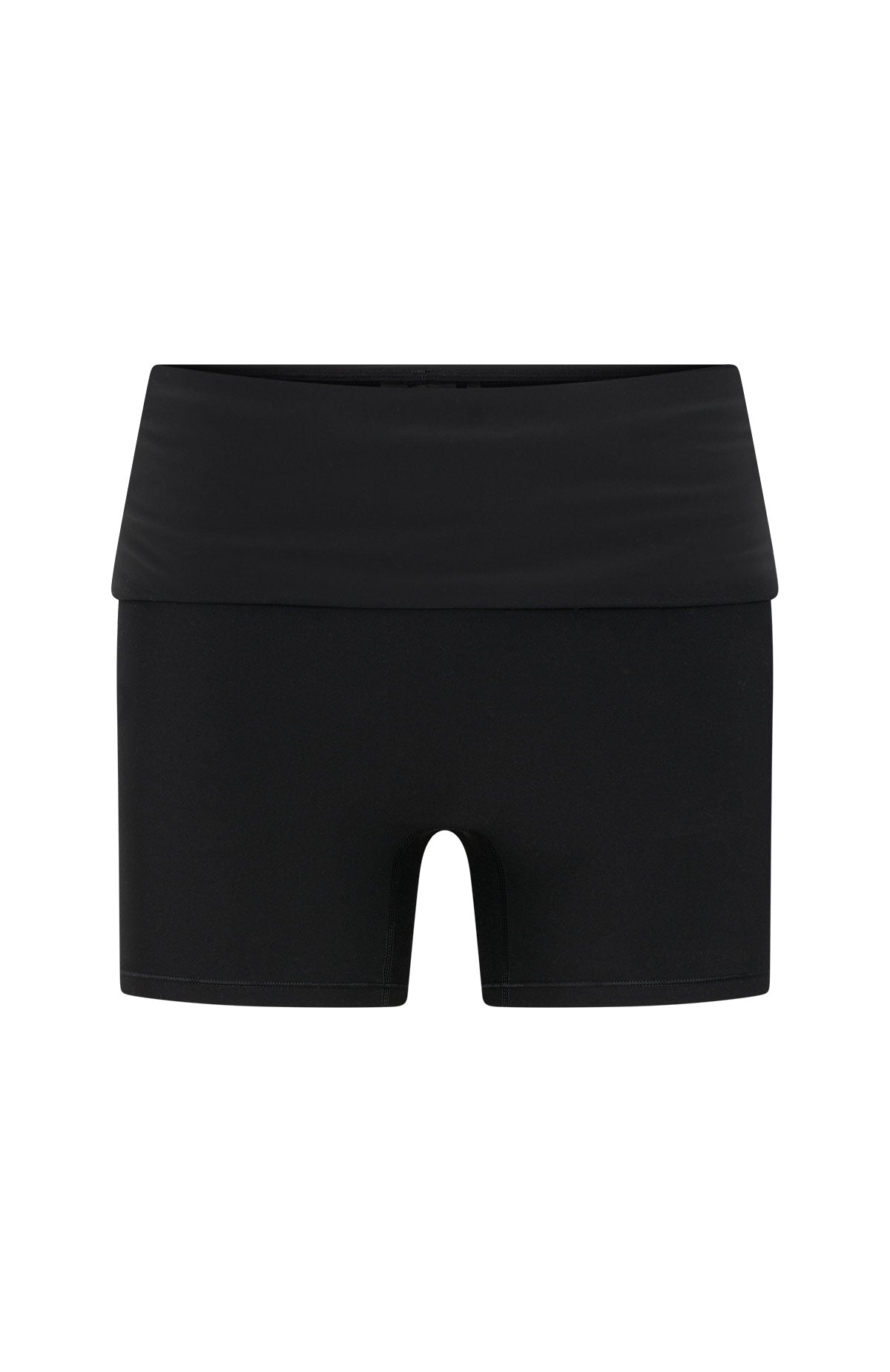 Foldover Fit Minimalist Black Short
