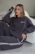 Star Student Oversized Charcoal Hoodie