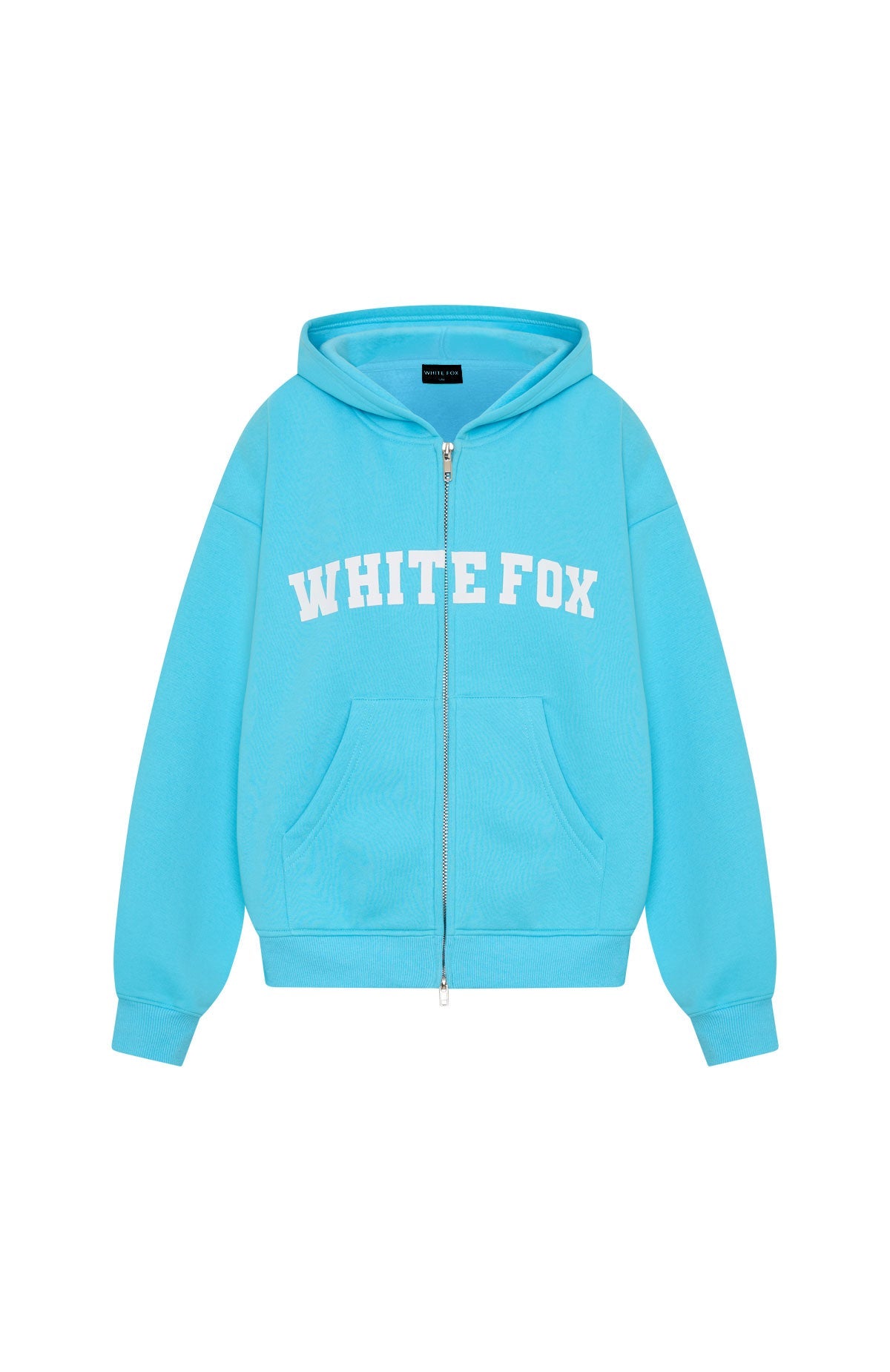Starting Off Strong Boxy Azure Hoodie