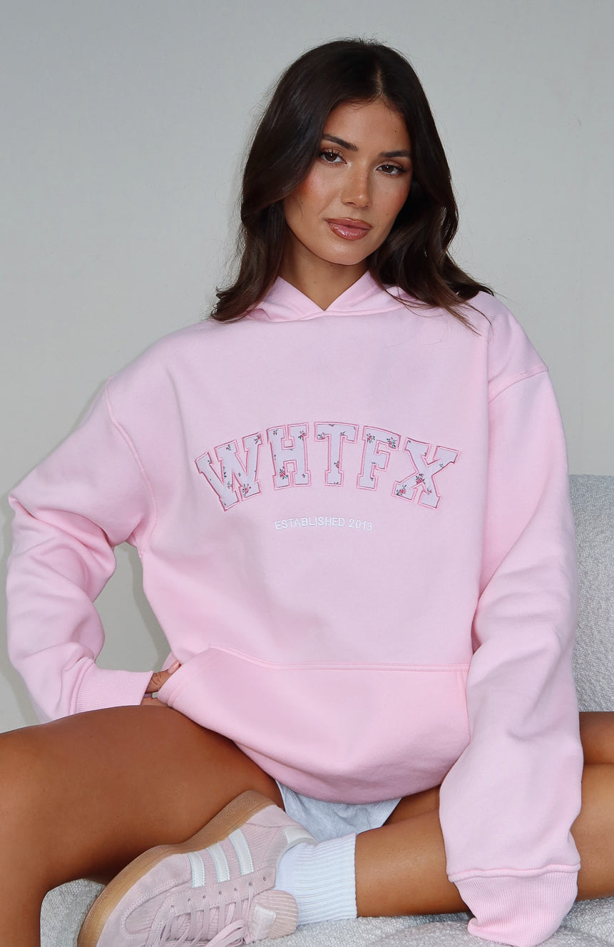 Sweet Moments Oversized Pink Hoodie