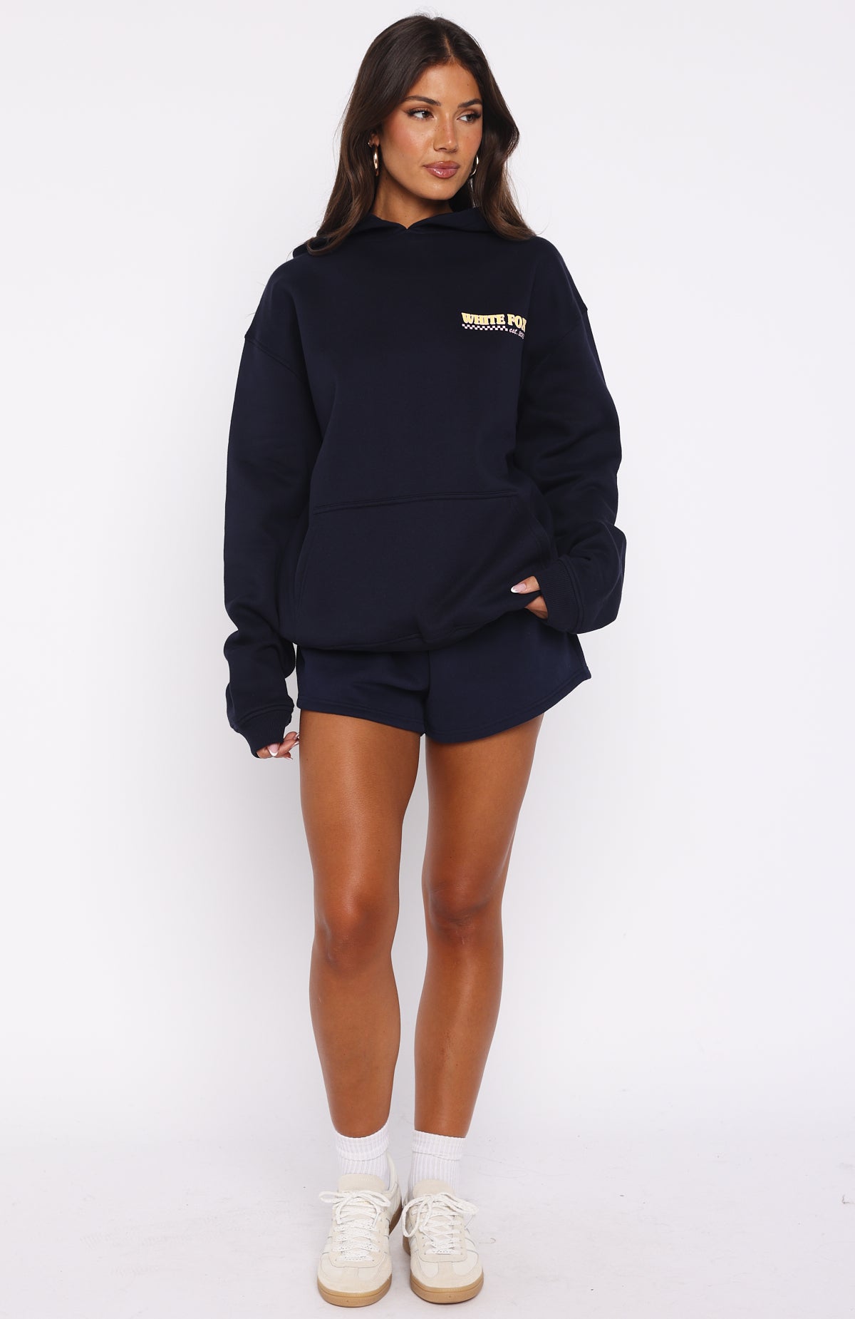 Sweeter Nights Oversized Navy Hoodie