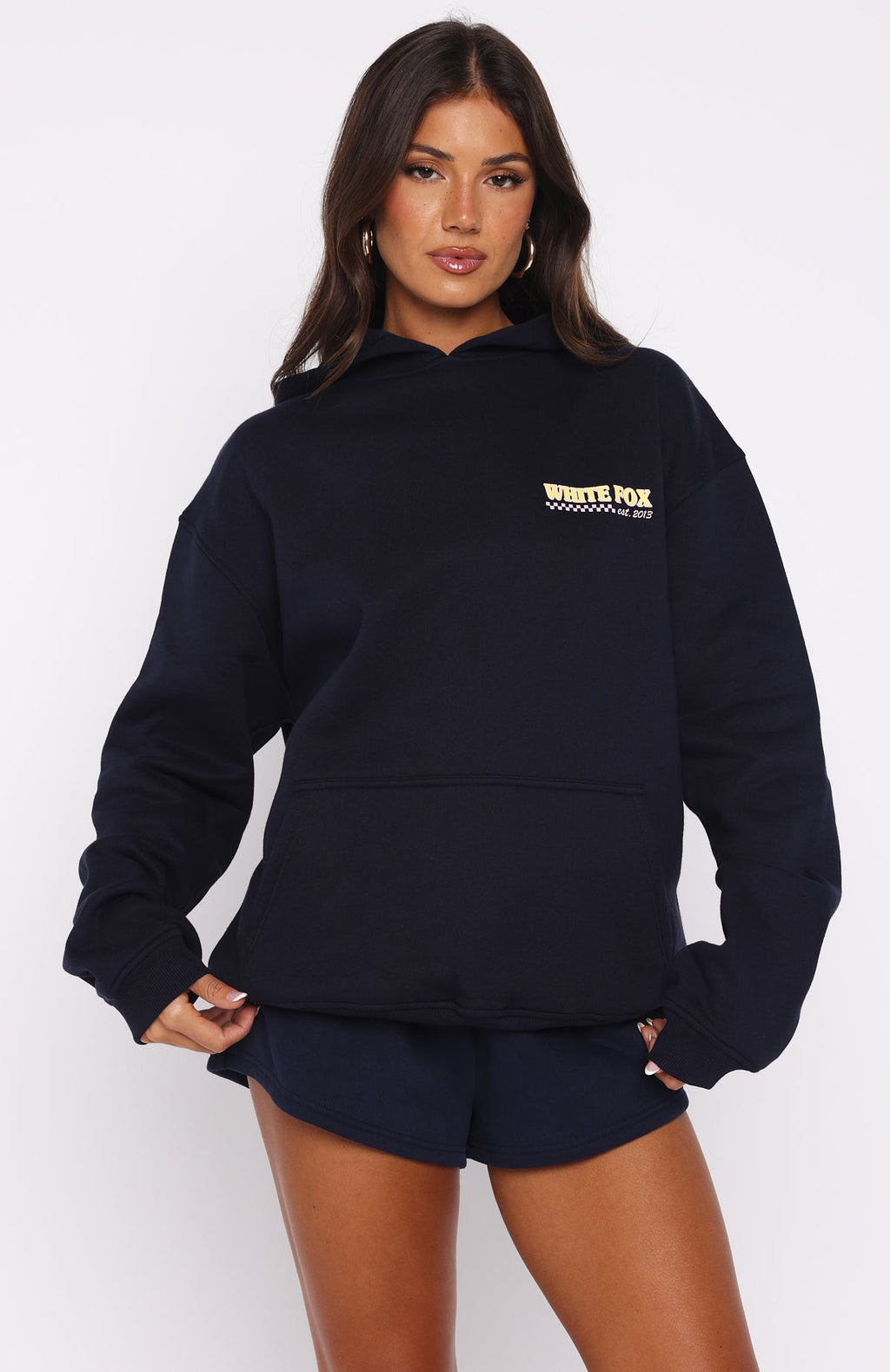 Sweeter Nights Oversized Navy Hoodie
