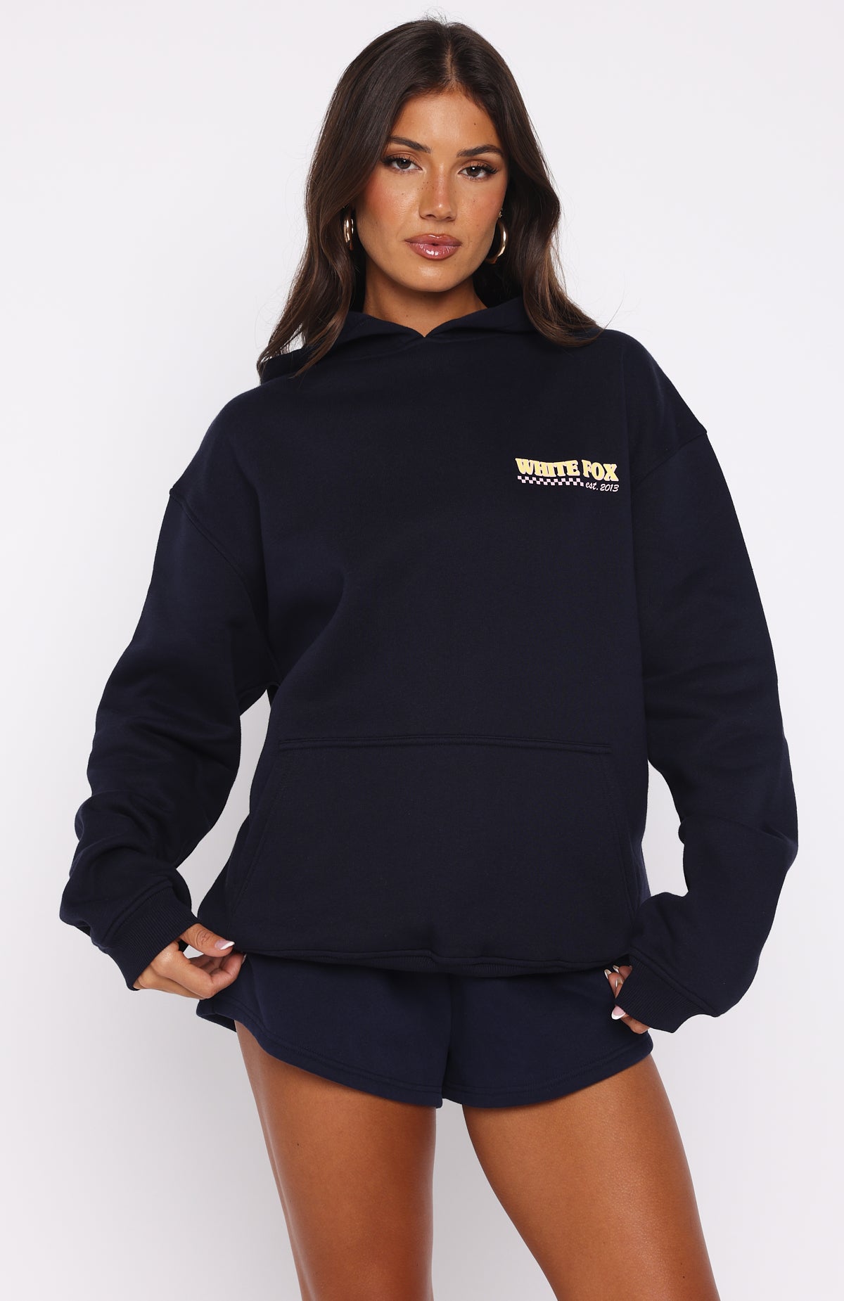 Sweeter Nights Oversized Navy Hoodie