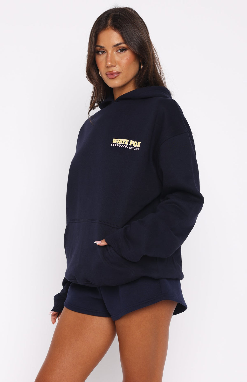Sweeter Nights Oversized Navy Hoodie