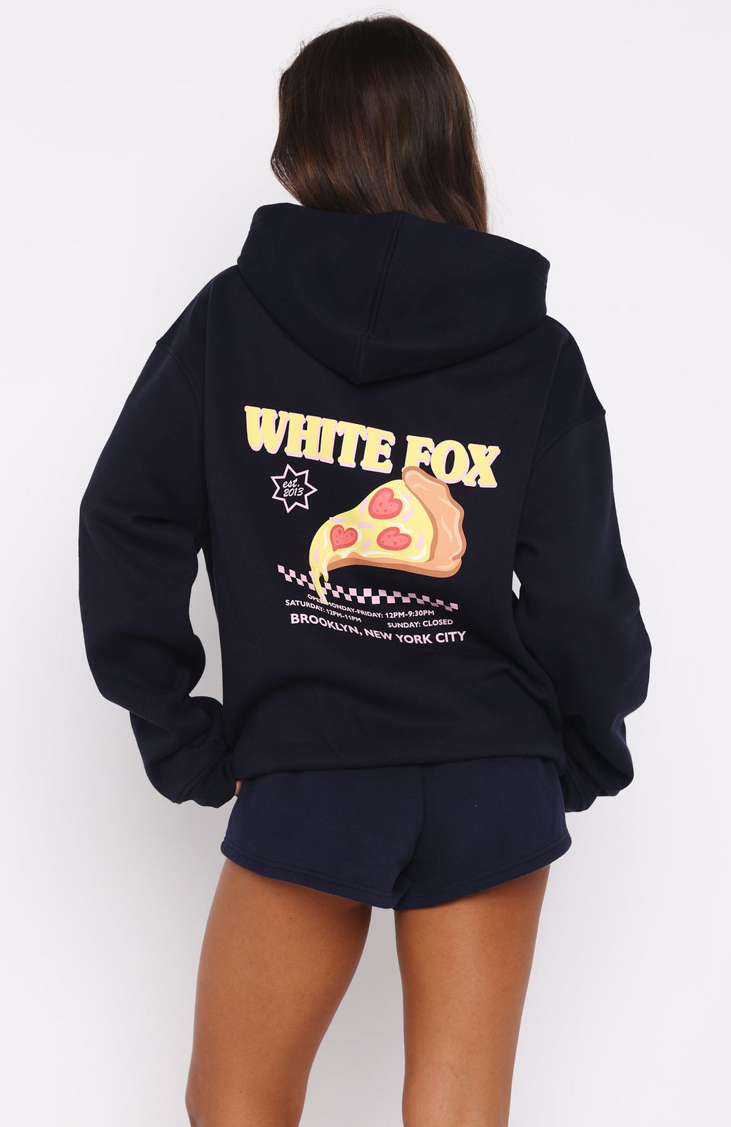 Sweeter Nights Oversized Navy Hoodie