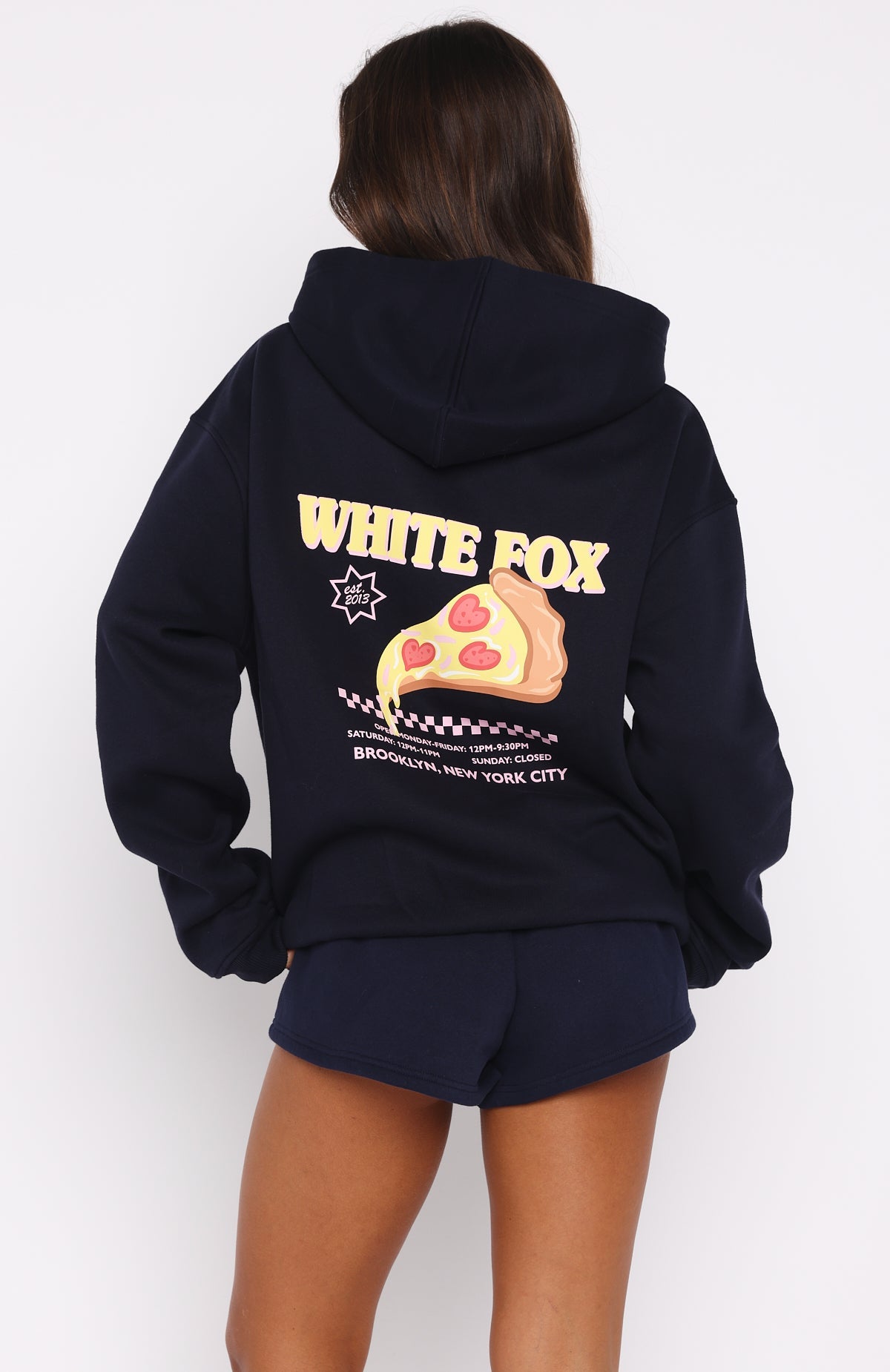 Sweeter Nights Oversized Navy Hoodie