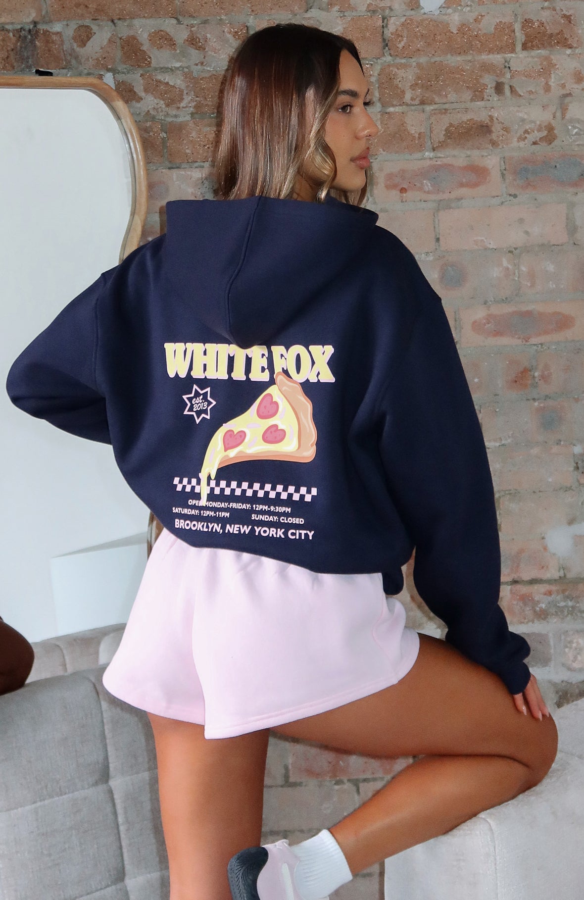 Sweeter Nights Oversized Navy Hoodie