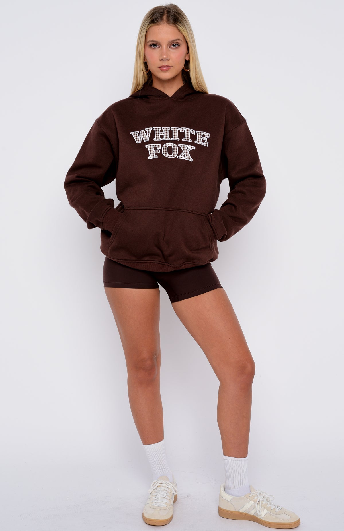 Took The Fall Oversized Chocolate Hoodie