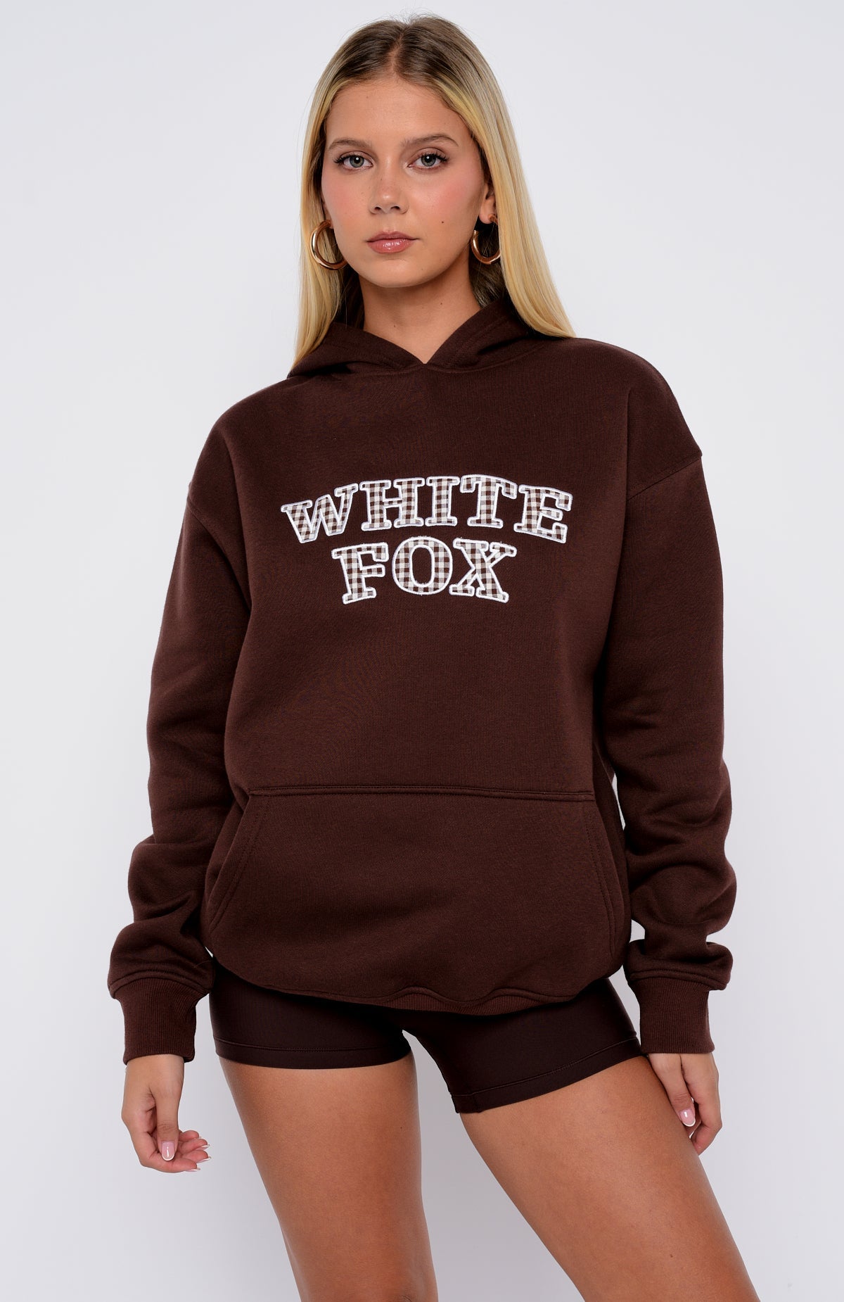Took The Fall Oversized Chocolate Hoodie