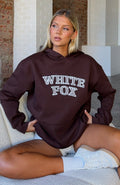 Took The Fall Oversized Chocolate Hoodie