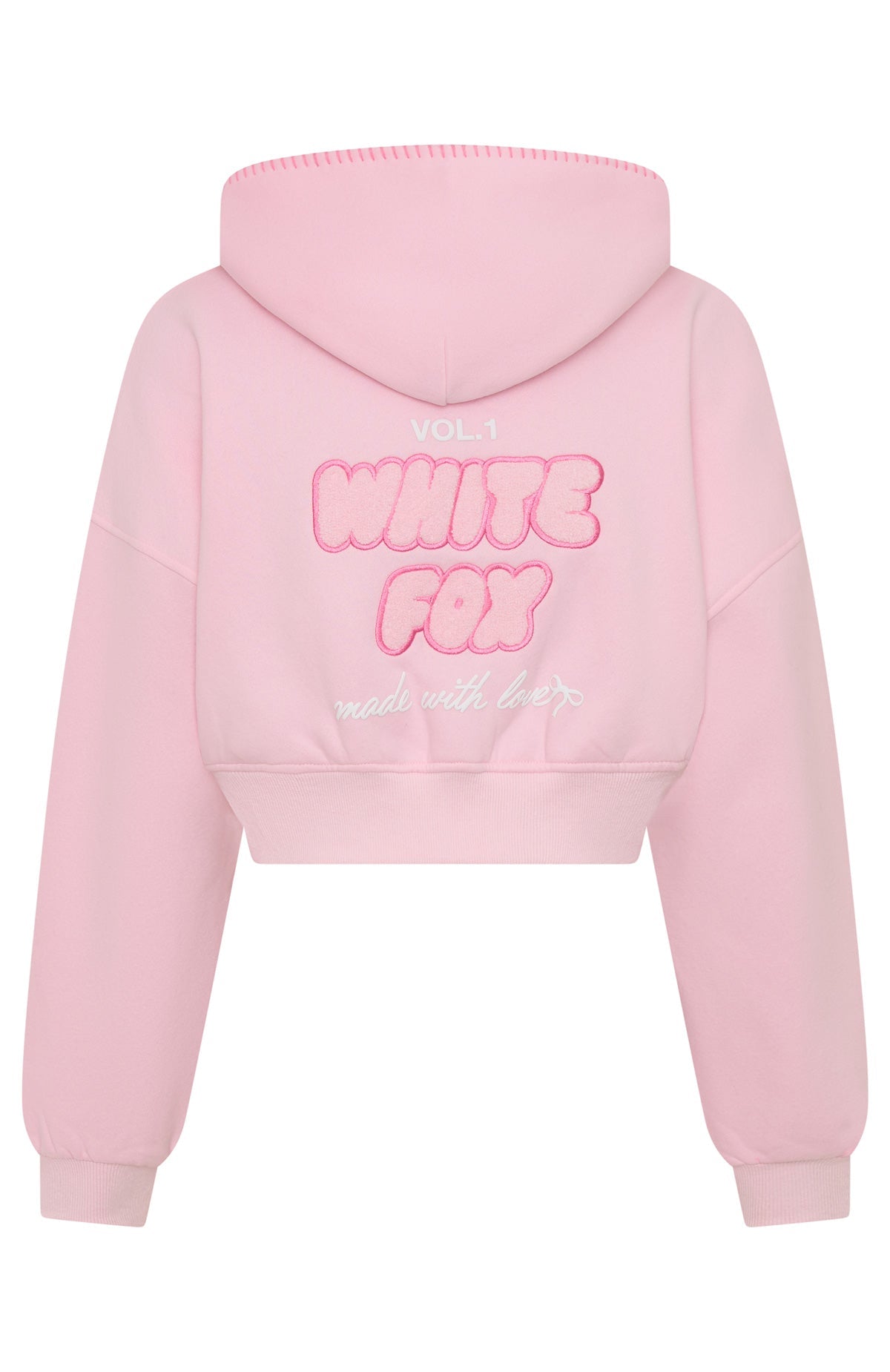 Vol. 1 Cropped Zip Posy Hoodie