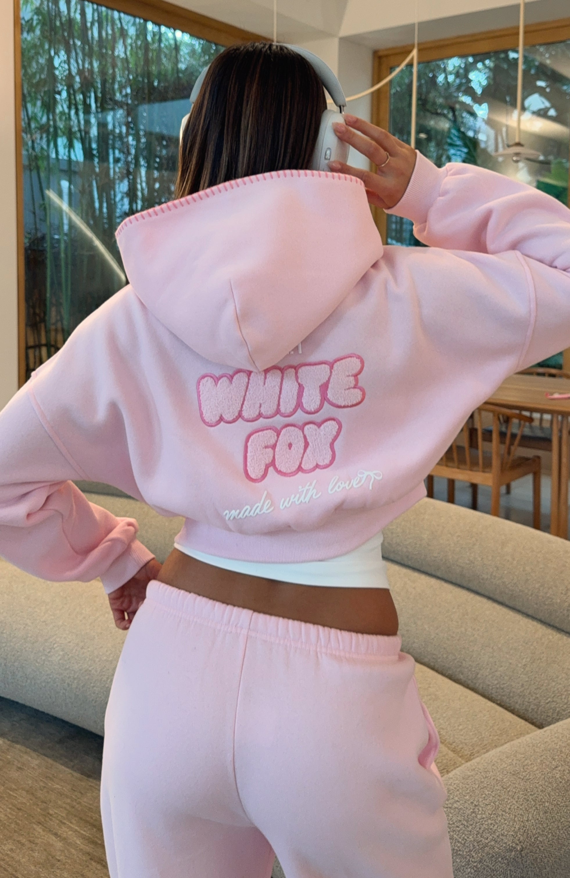 Vol. 1 Cropped Zip Posy Hoodie