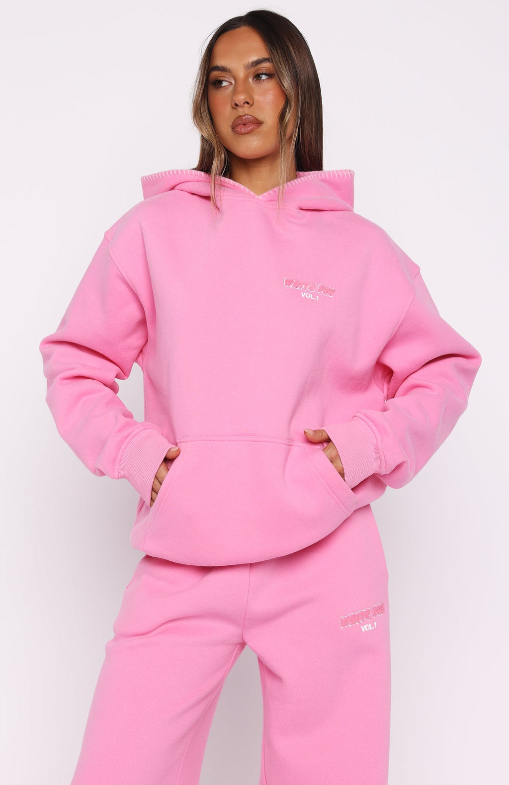 Vol. 1 Oversized Bubblegum Hoodie