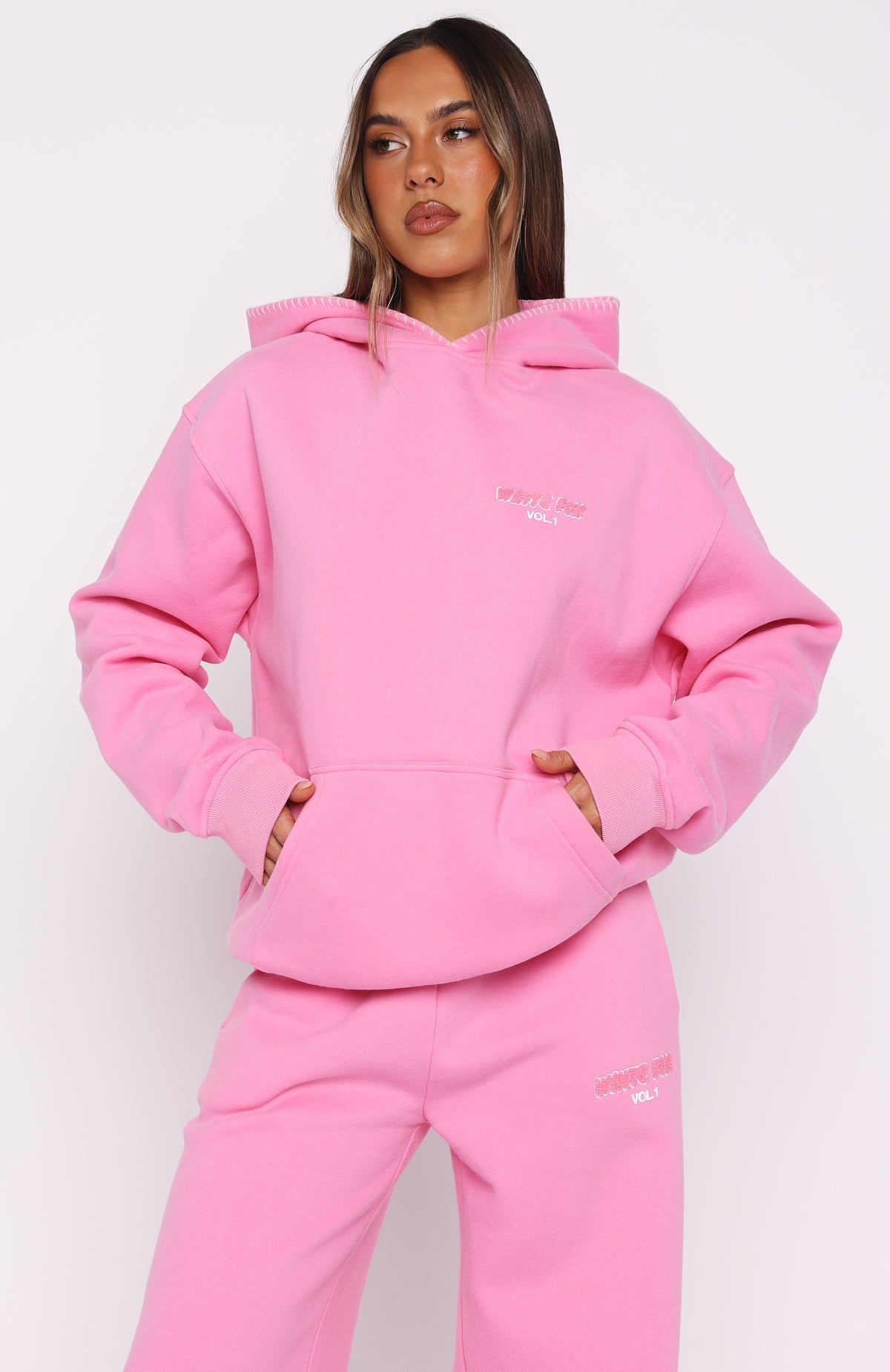 Vol. 1 Oversized Bubblegum Hoodie