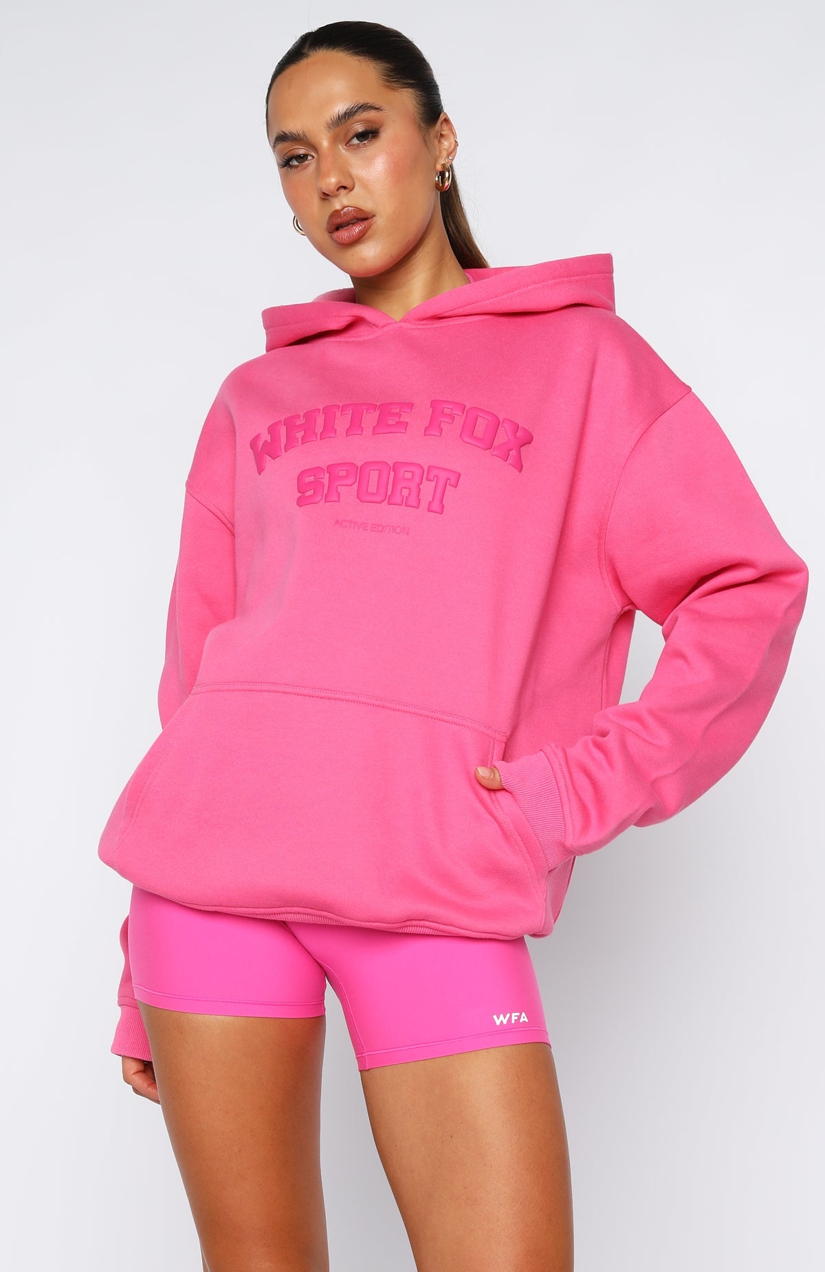 Winning Team Oversized Bubblegum Hoodie