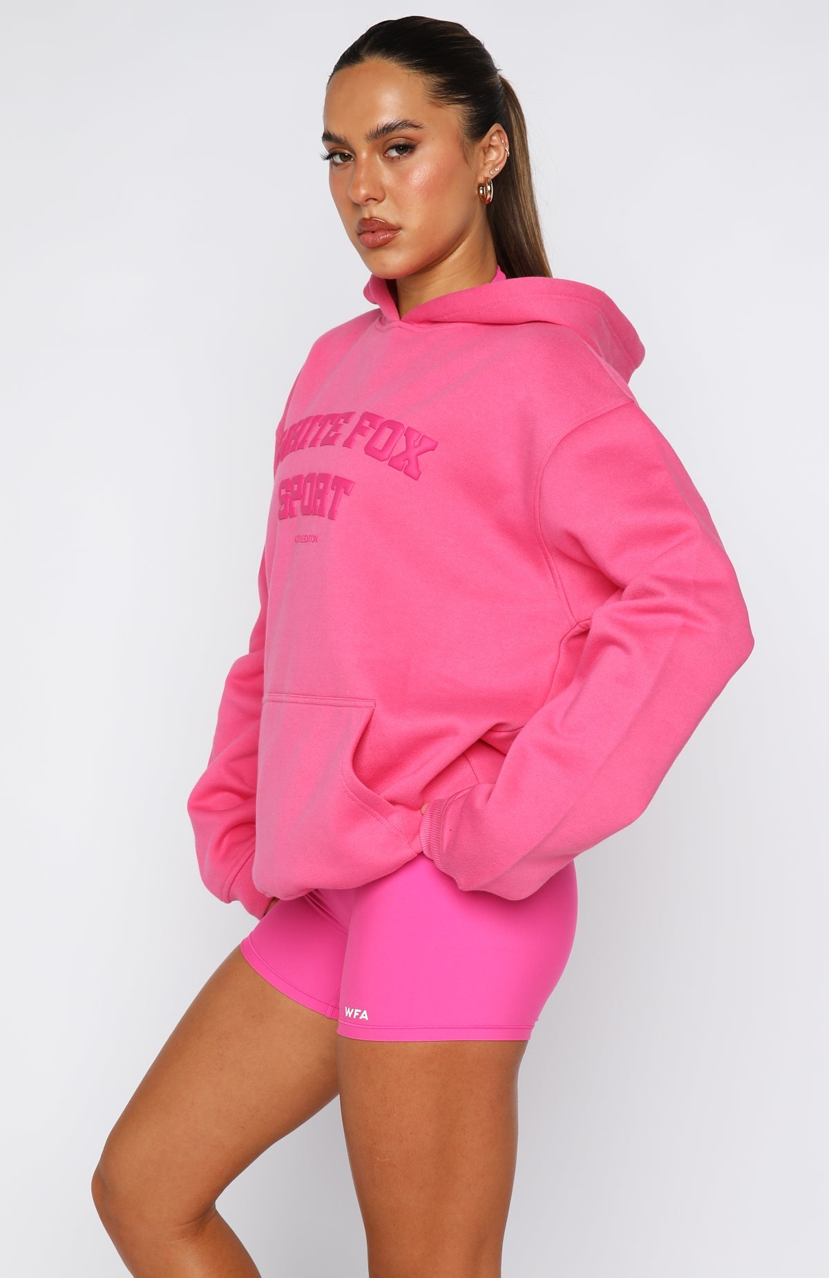 Winning Team Oversized Bubblegum Hoodie