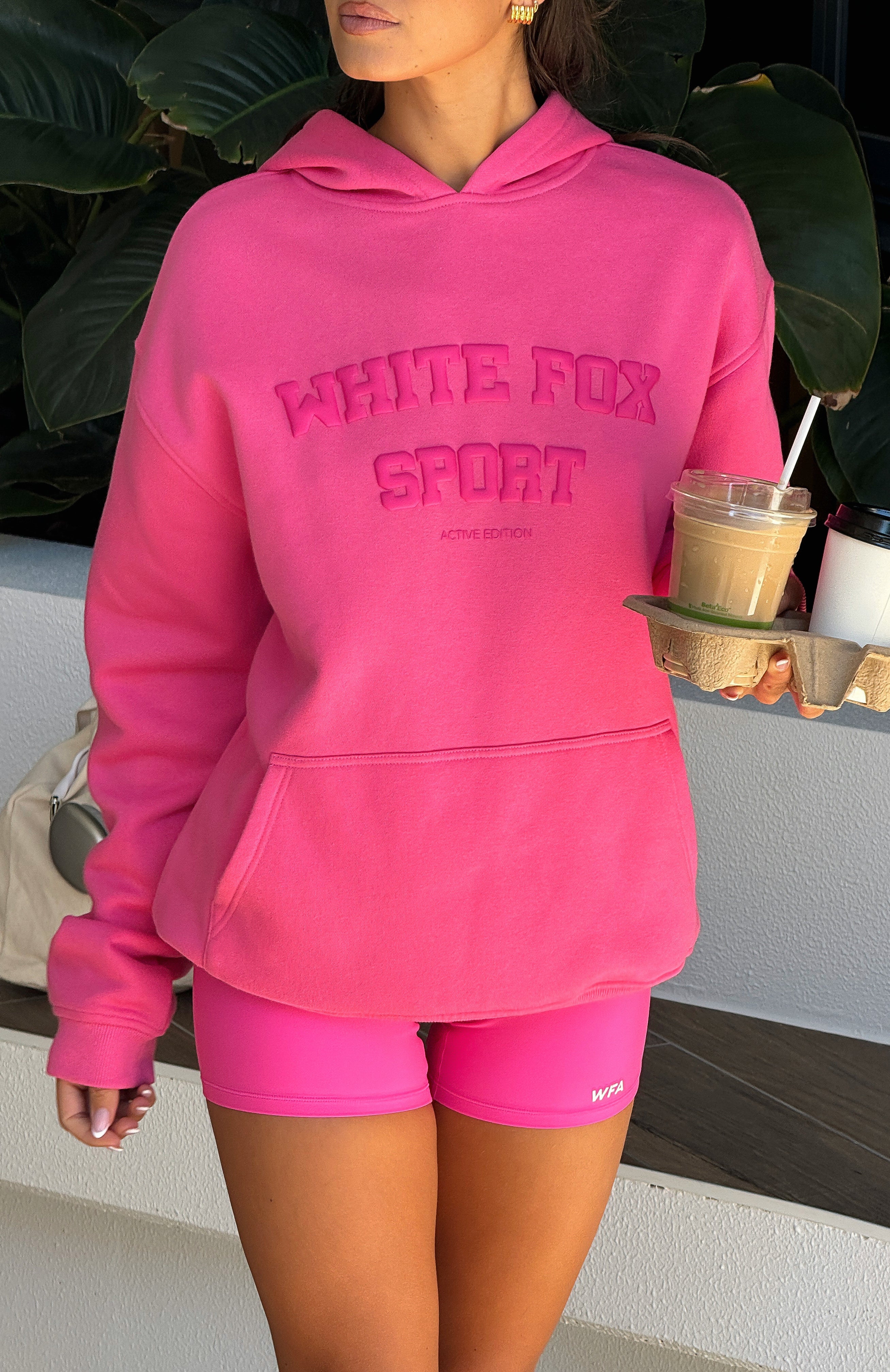 Winning Team Oversized Bubblegum Hoodie