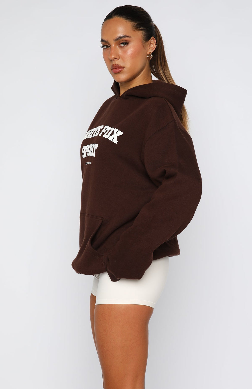 Winning Team Oversized Chocolate Hoodie