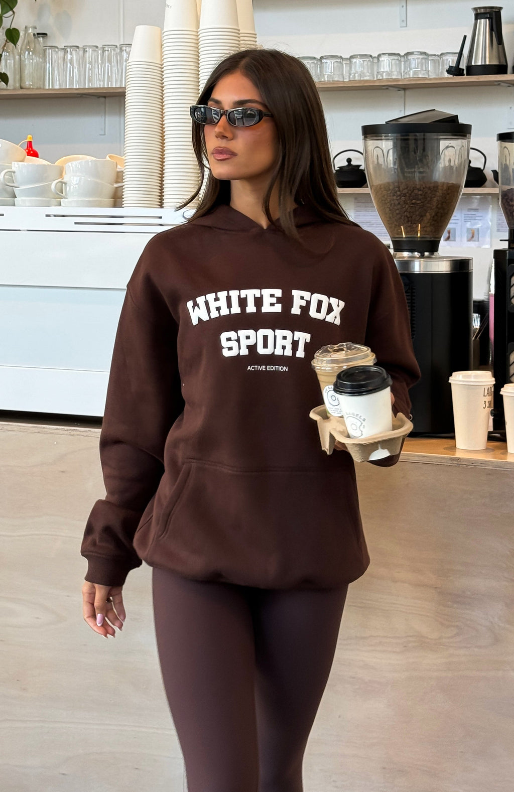 Winning Team Oversized Chocolate Hoodie