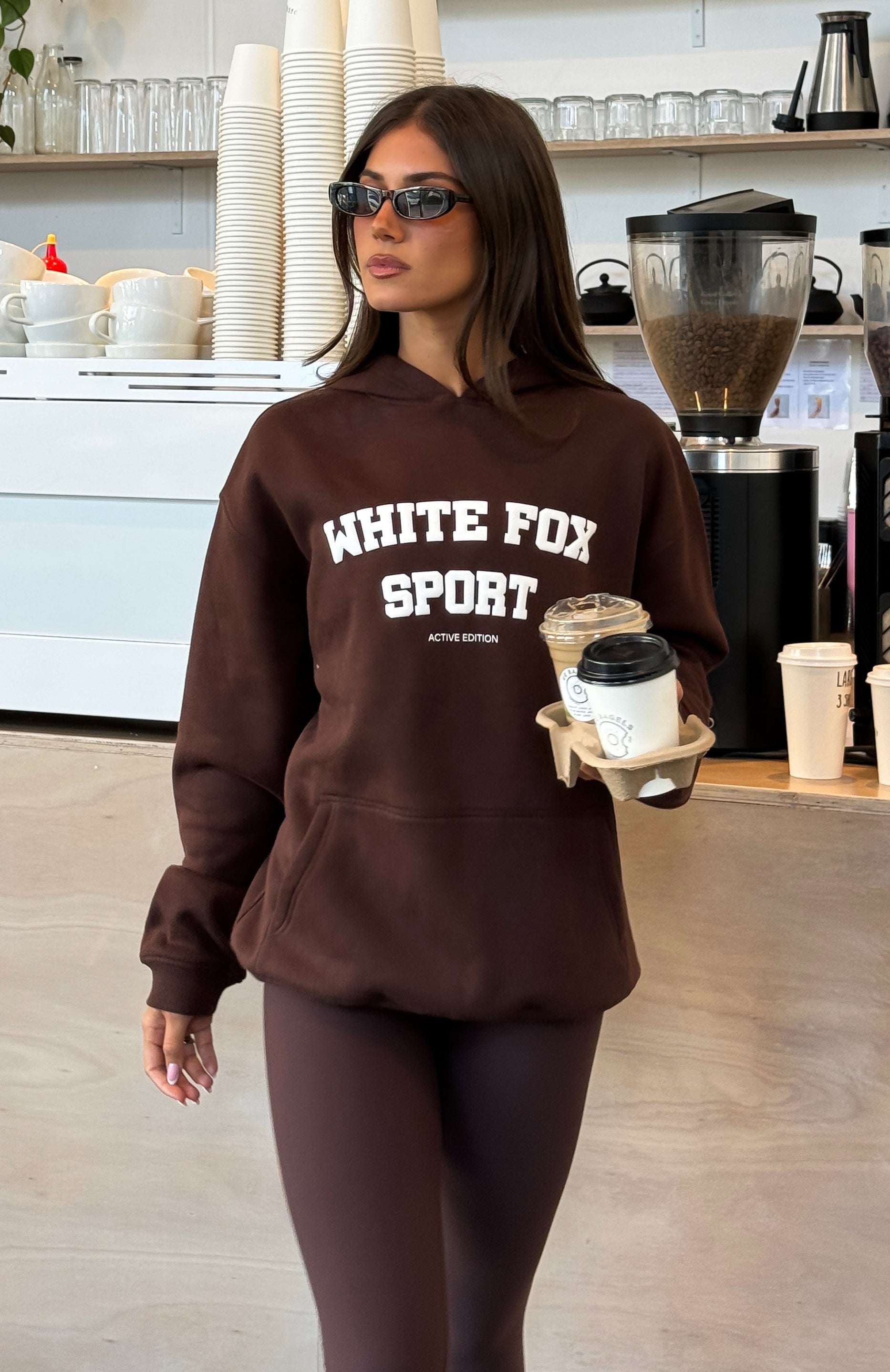 Winning Team Oversized Chocolate Hoodie