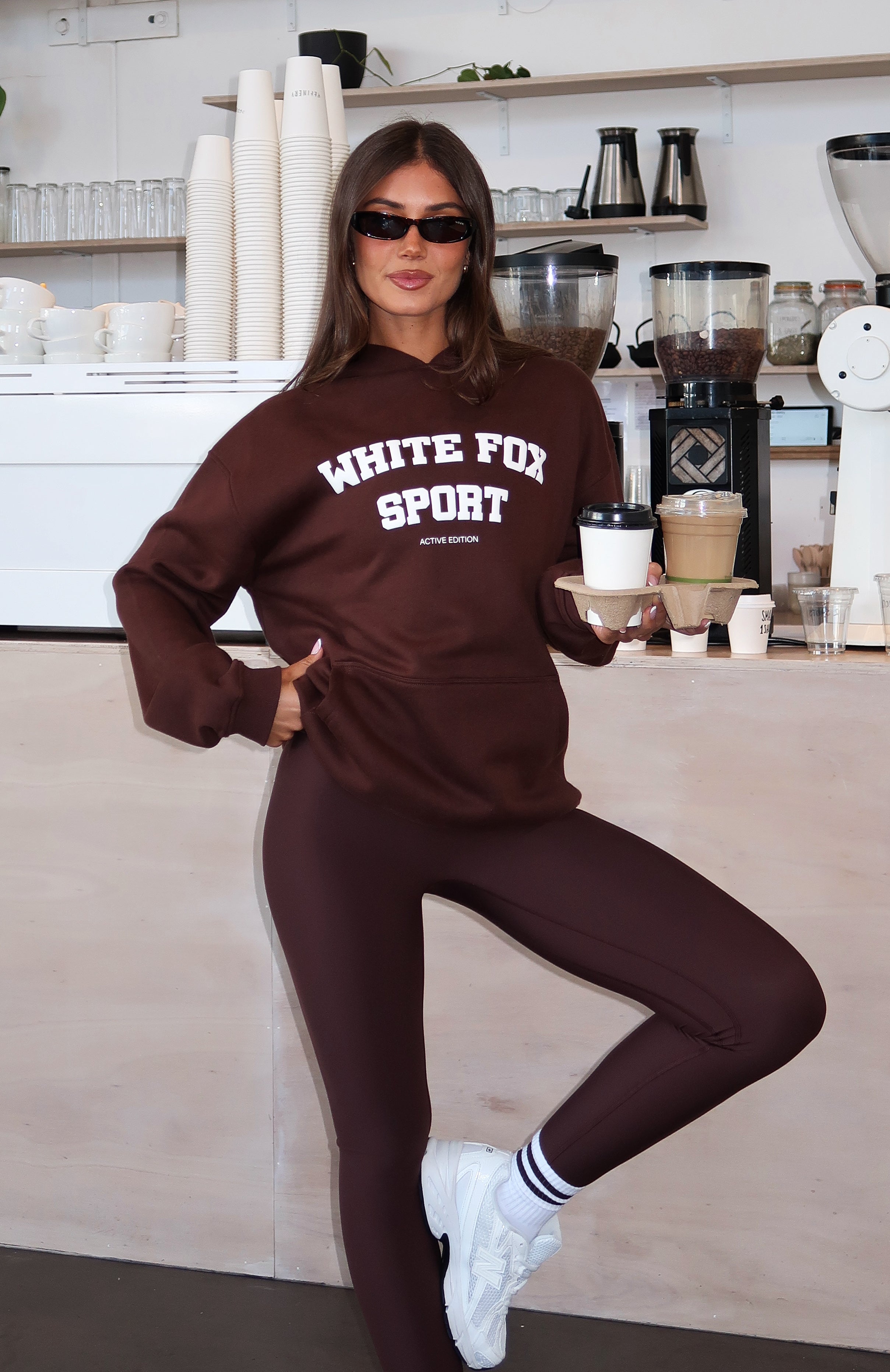 Winning Team Oversized Chocolate Hoodie