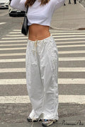 Wide-Leg Woven Multi-Pocket Pant